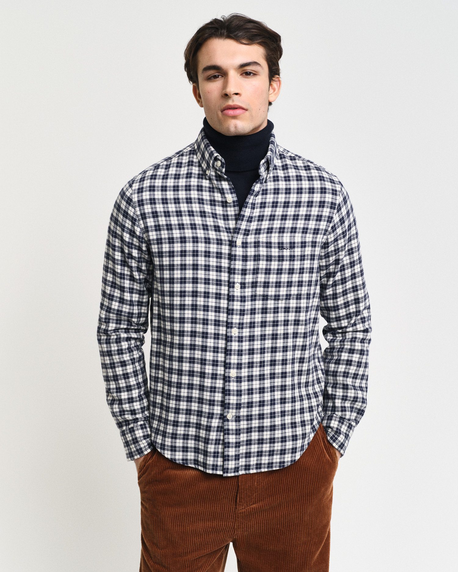Langarmhemd REG FLANNEL CHECK SHIRT