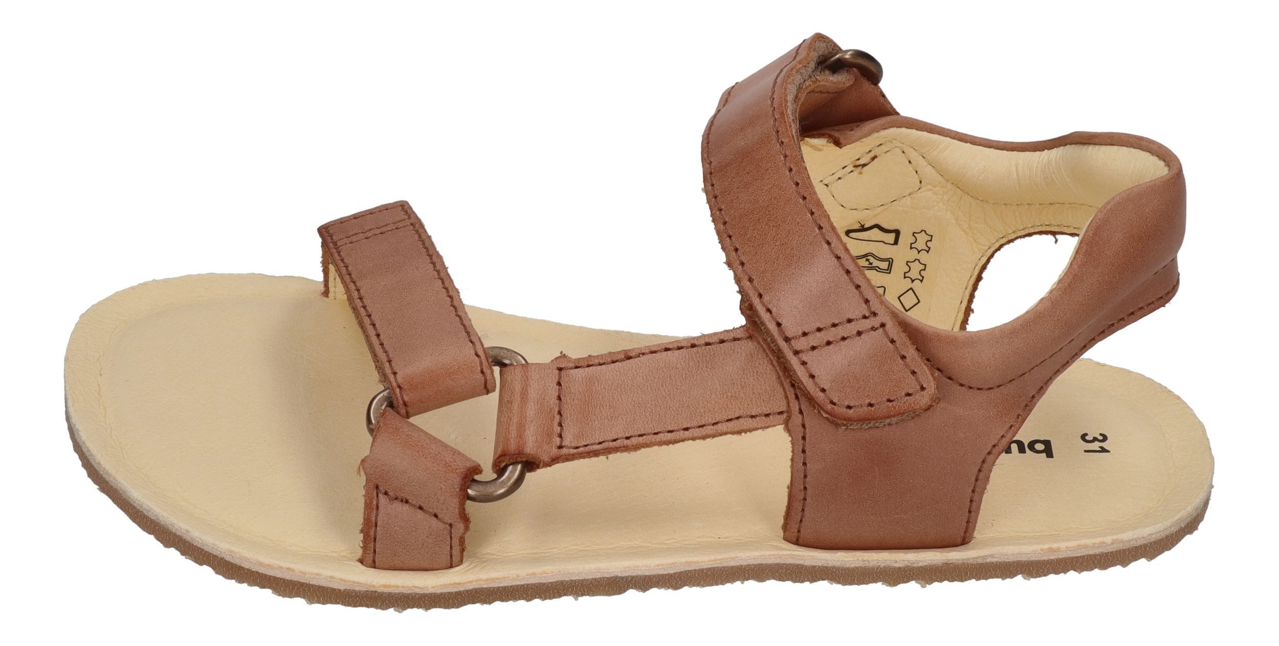 bundgaard HAVEN Barfußschuh Cognac