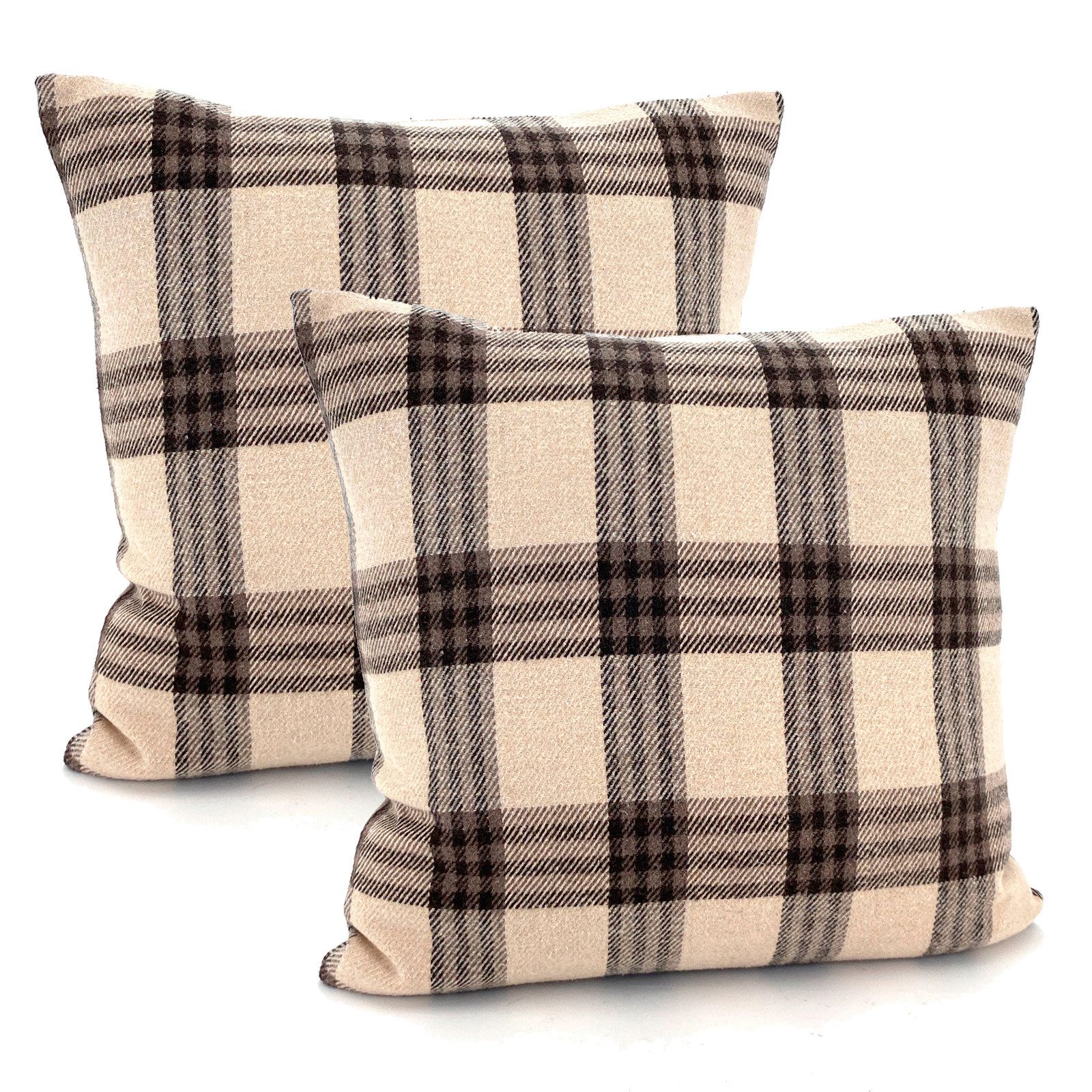 heimtexland Dekokissen 2er Set Kissenhülle Tartan günstig online kaufen