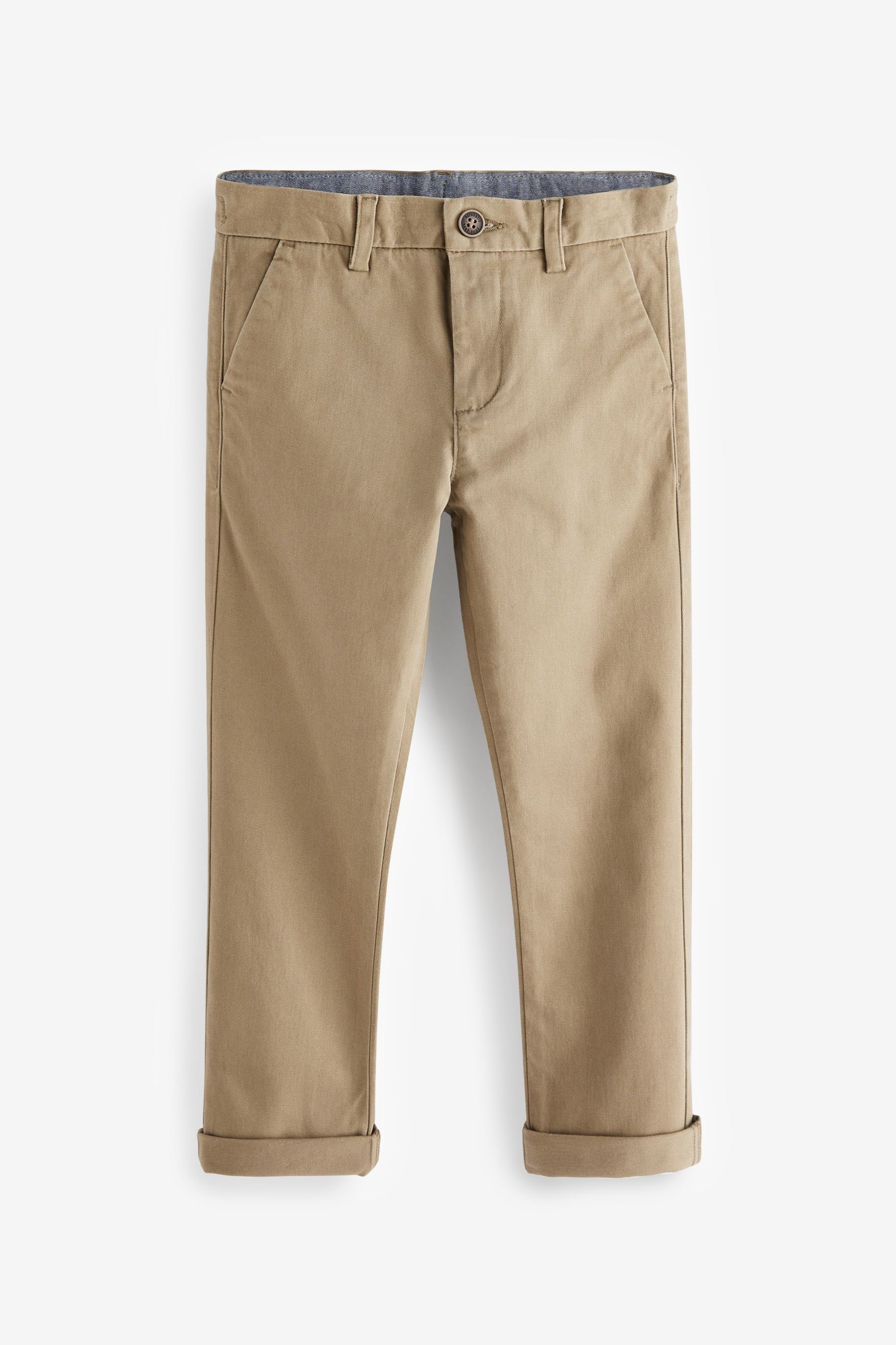 preisgünstig Next Chinohose Chinohose mit Stretch (1-tlg) Neutral