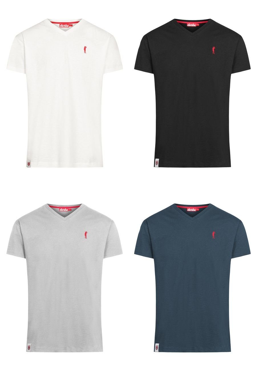 Derbe T-Shirt Basic Kippes (1-tlg)
