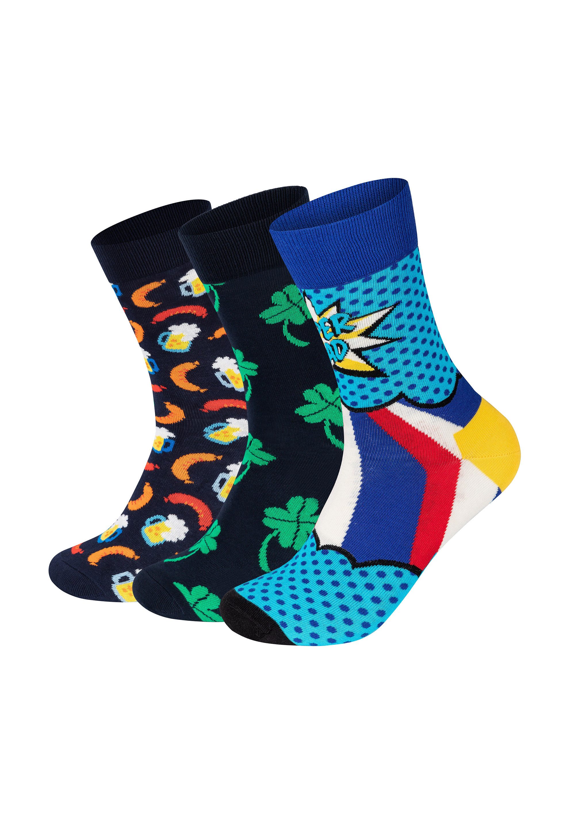Happy Socks Basicsocken Father's Day Socks aus weicher Baumwolle günstig online kaufen