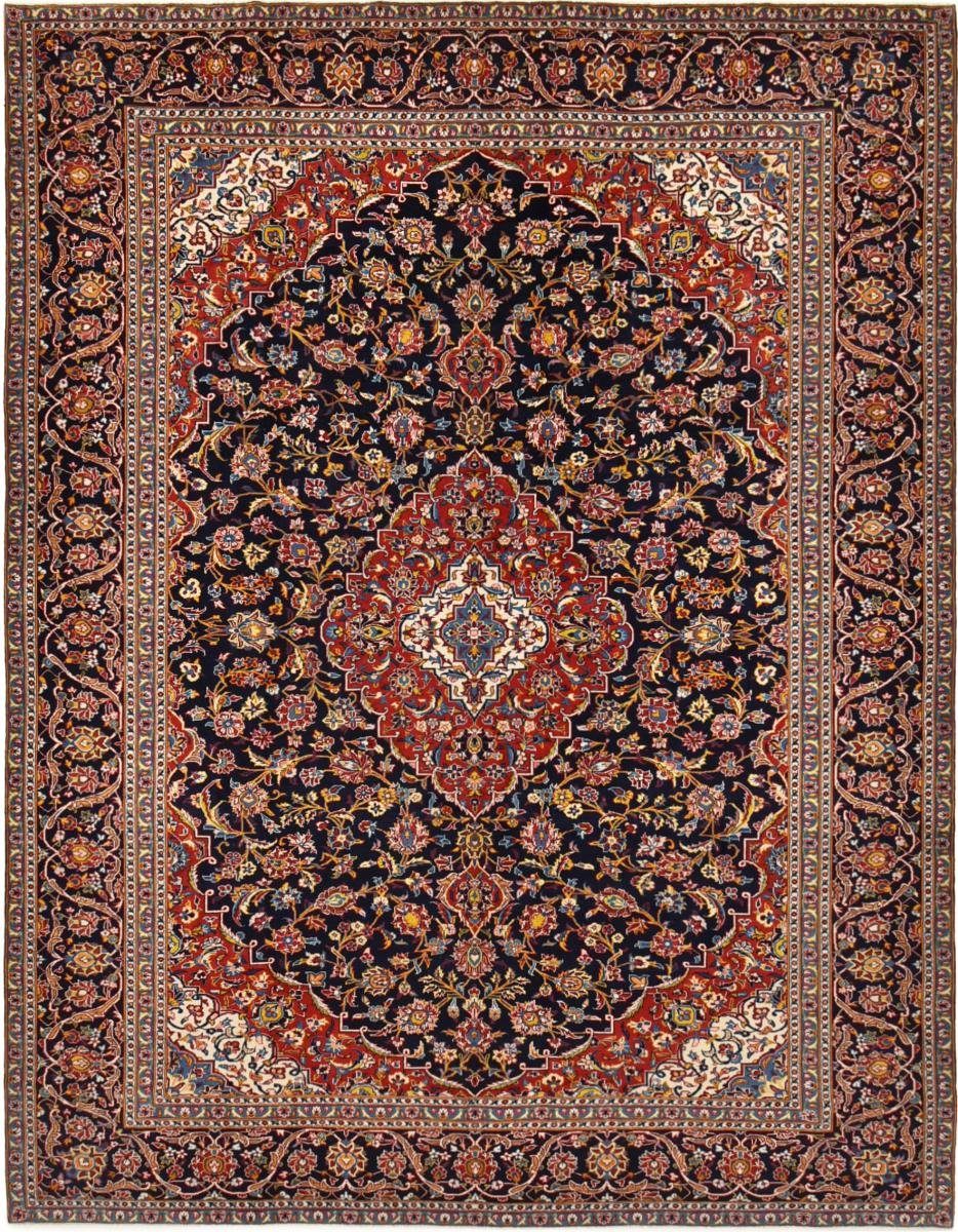 Orientteppich Keshan 293x380 Handgeknüpfter Orientteppich / Perserteppich, Nain Trading, rechteckig, Höhe: 12 mm