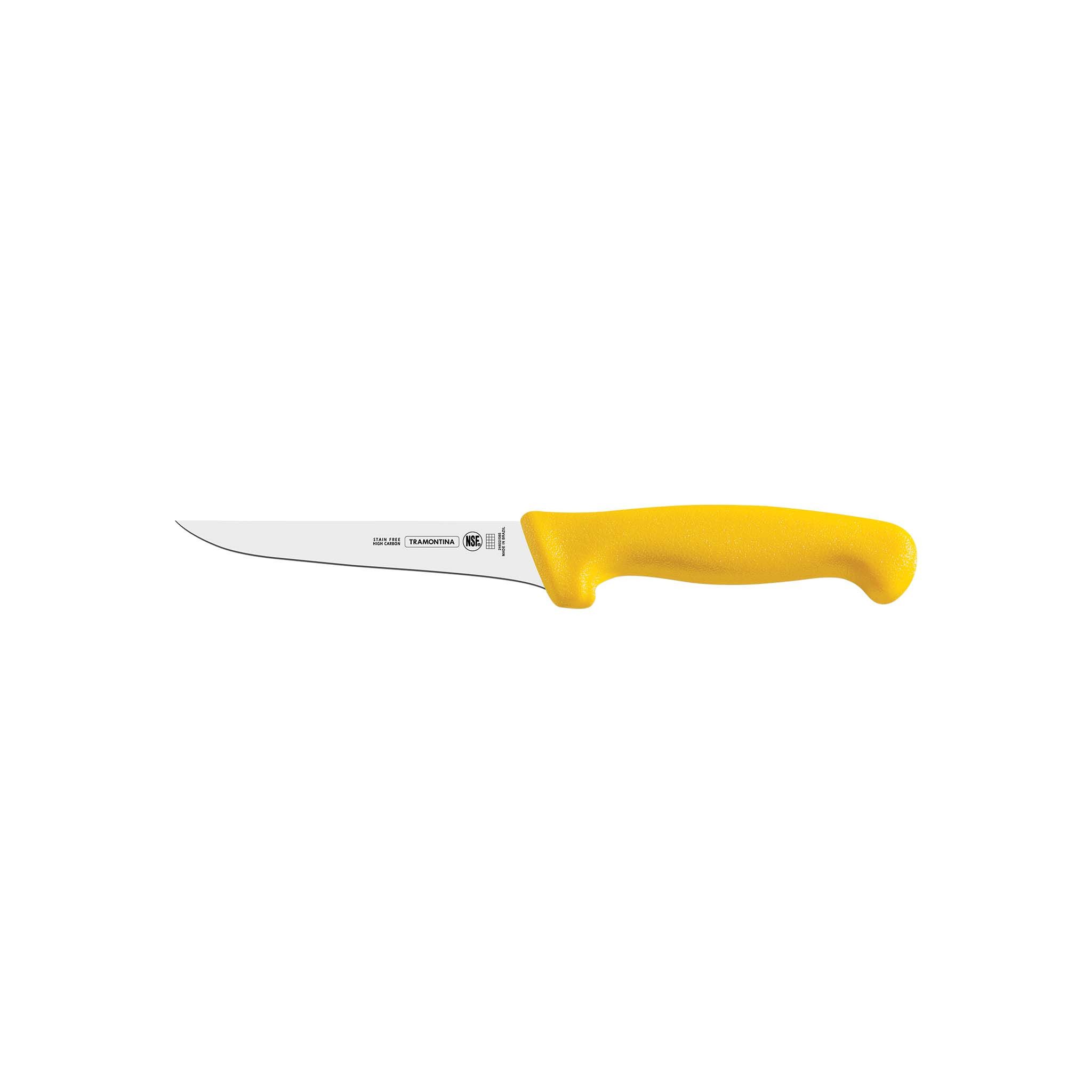 Tramontina Ausbeinmesser PROFISSIONAL Messer, hochligierter Chrom-Molybdän-Stahl, 56° Rockwell, Sub-Zero, rostfrei, Klinge 13 cm