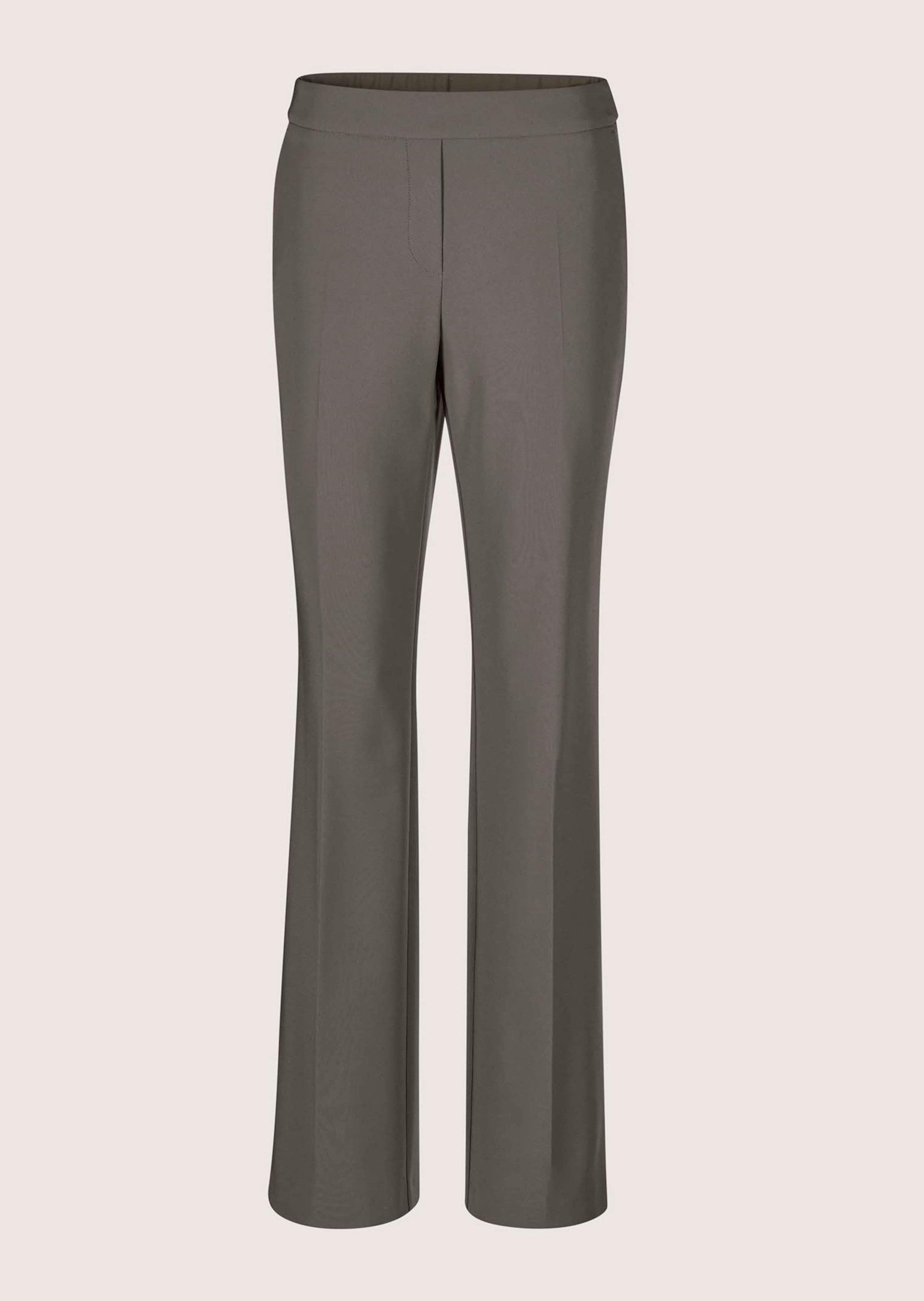 MADELEINE Stoffhose Elegante Damenhose mit Bügelfalten Weite Hose mit bequemem Schlupfbund, elastisch und modern