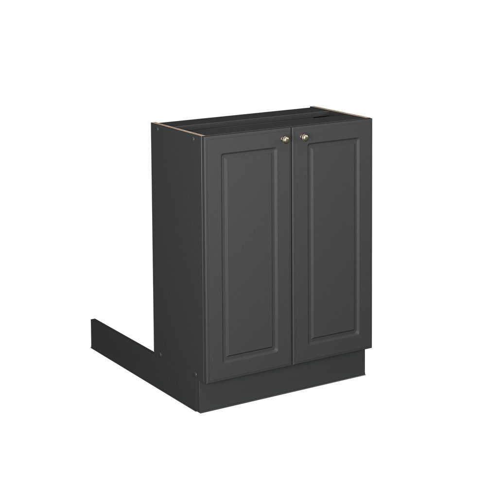 Vicco Unterschrank Fame-Line, Anthrazit-Gold Landhaus/Anthrazit, 60 günstig online kaufen