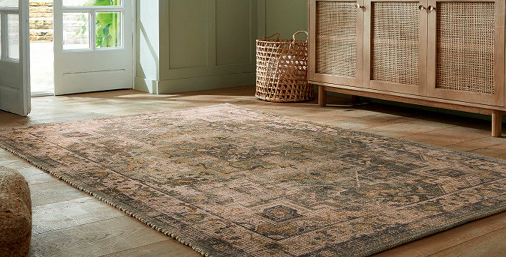 FLAIR RUGS Teppich Selena Jute, rechteckig, Höhe: 8 mm, Vintage Jute günstig online kaufen