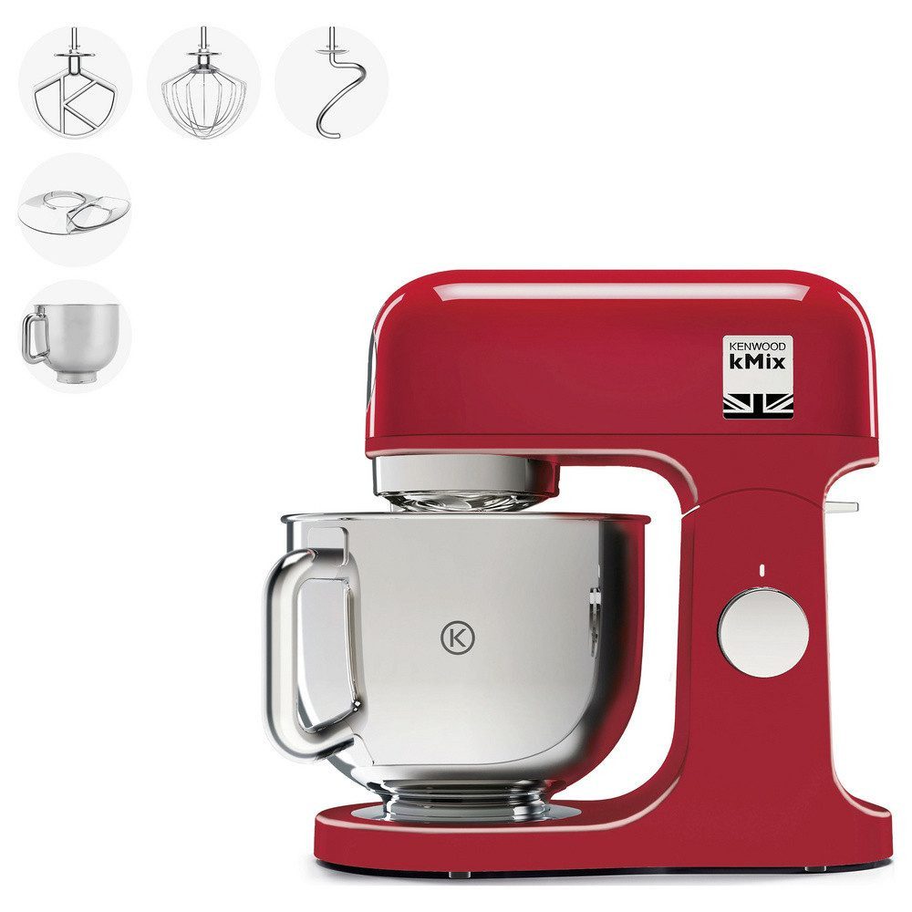 Kenwood Küchenmaschine KMix KMX750AR Planetenmixer 1000W 5L Rot
