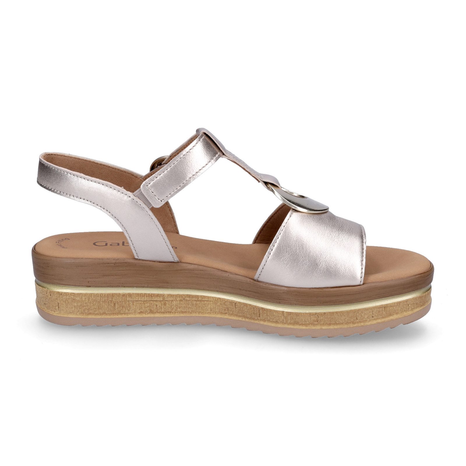Gabor Gabor Damen Keilsandalette gold Sandale