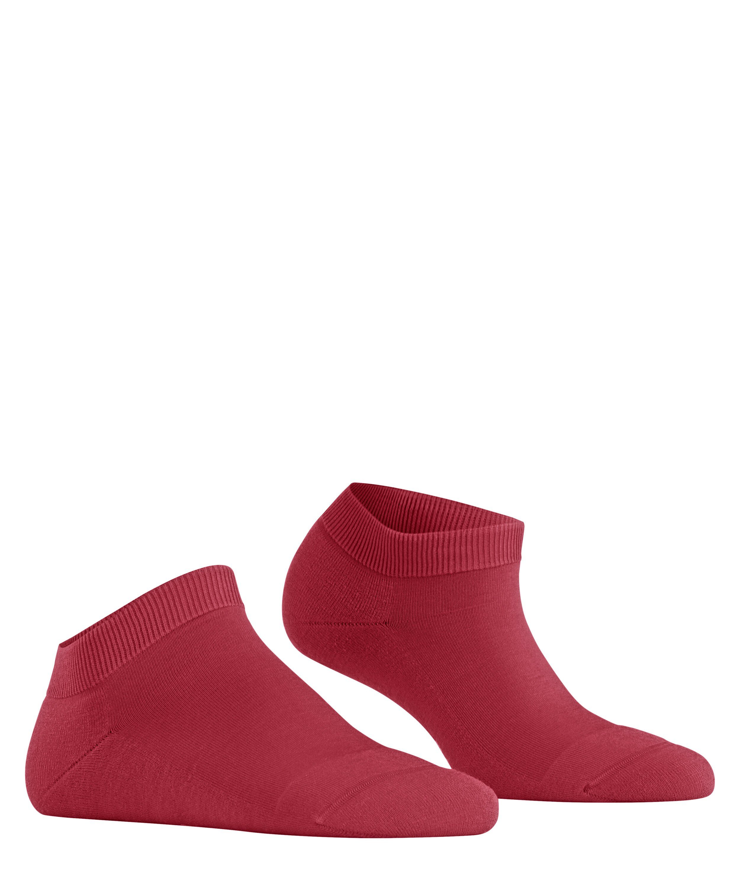Mischung ClimaWool (1-Paar) aus (8228) klimaregulierender scarlet Wolle-Lyocell FALKE Sneakersocken