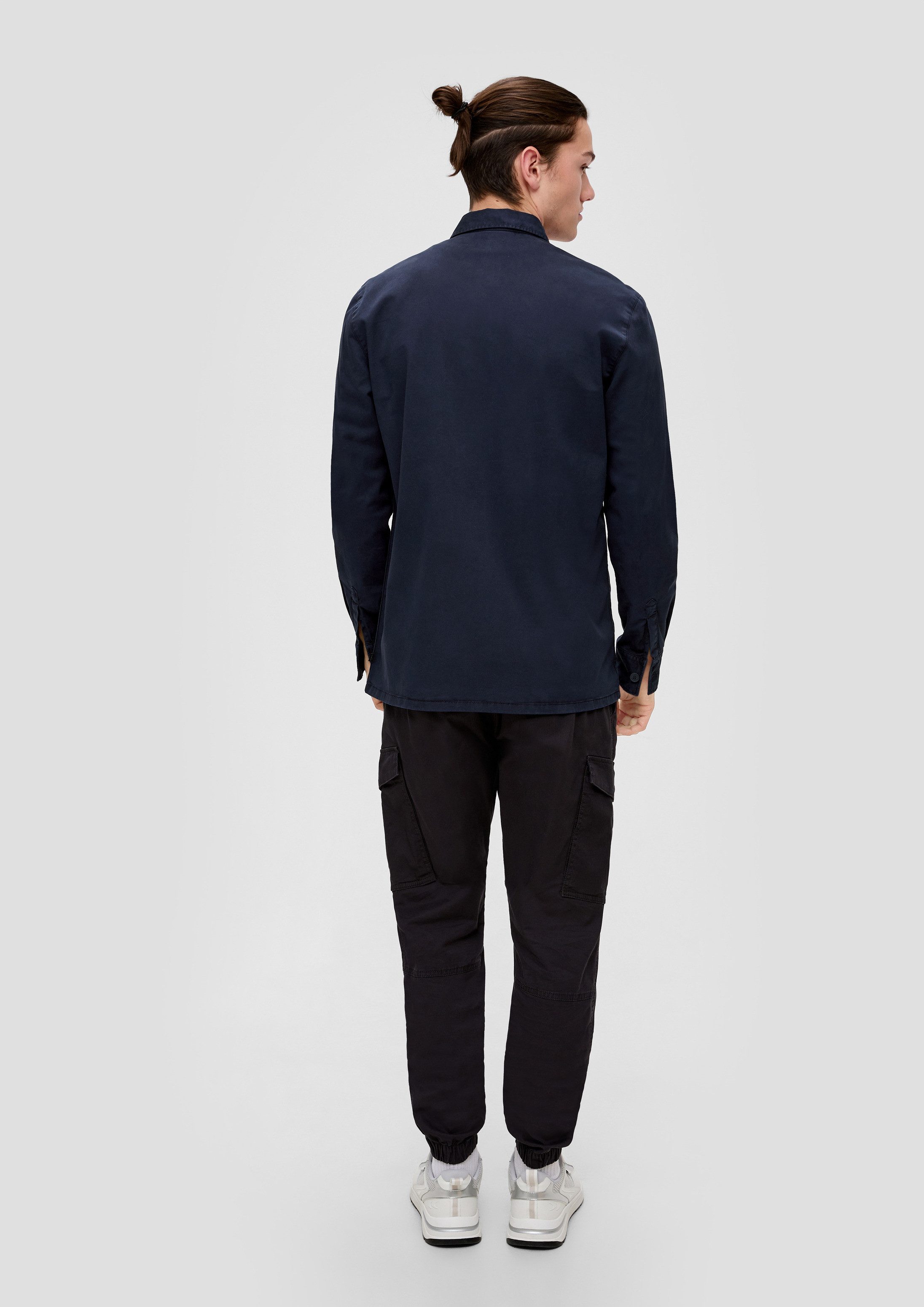 QS Hemdjacke Hemd Overshirt mit Brusttaschen