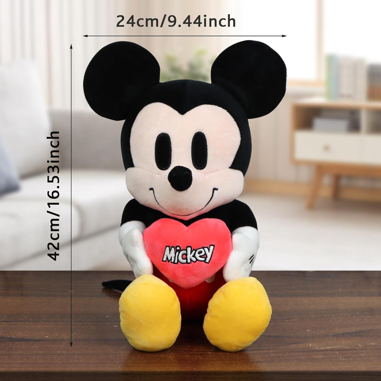 MINISO Plüschfigur Mickey Herz Weich Deko günstig online kaufen
