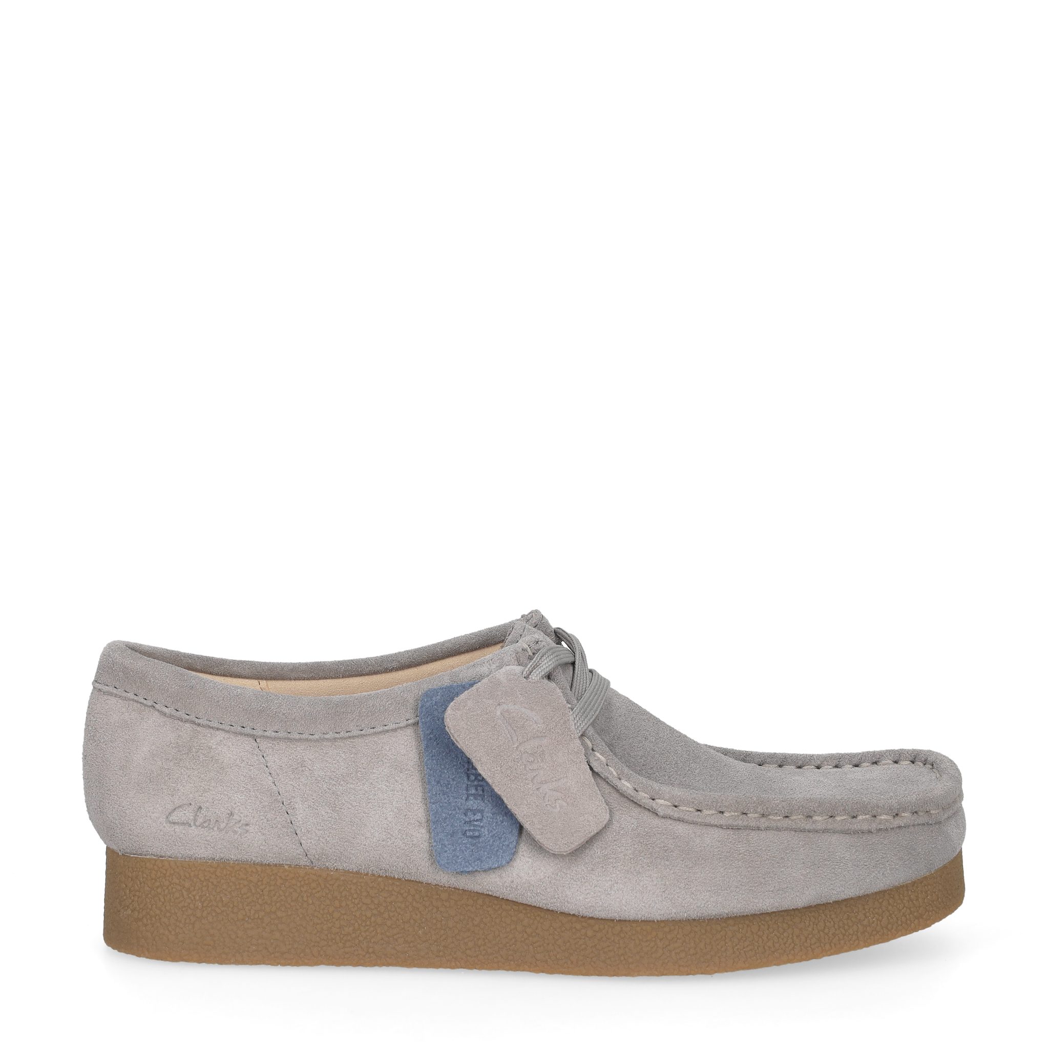 Clarks Clarks WallabeeEVOSh 26181477 4, Schnürschuhe, Grau, Damen Schnürsch günstig online kaufen