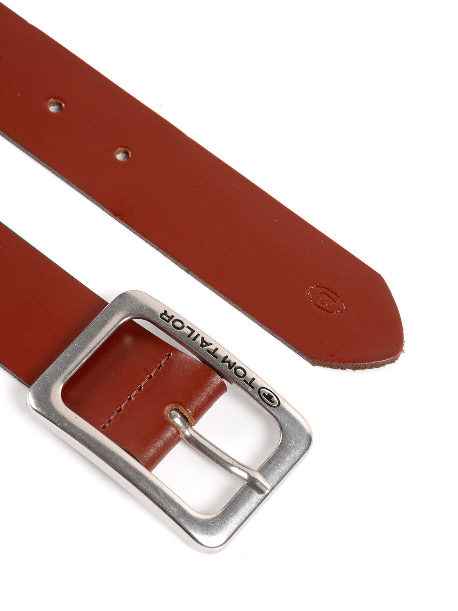 TOM TAILOR Ledergürtel TTEVE 4 cm breiter Damen Ledergürtel, kalssiches Must-Have