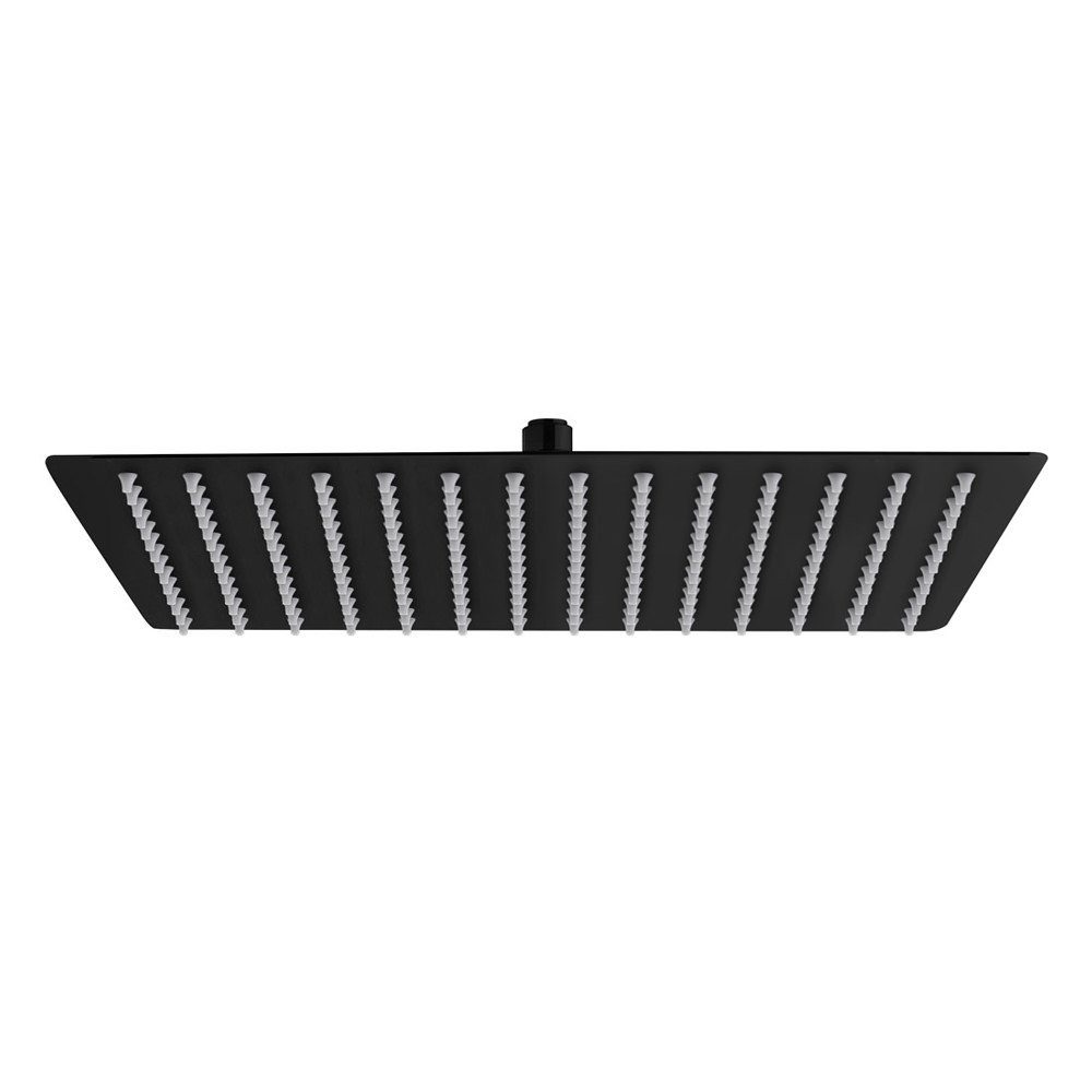 Aloni Kopfbrause SH4020B, (einzel, 1-tlg), Aloni Regendusche Brause schwarz matt Quadrat 20x20 cm Kopfbrause