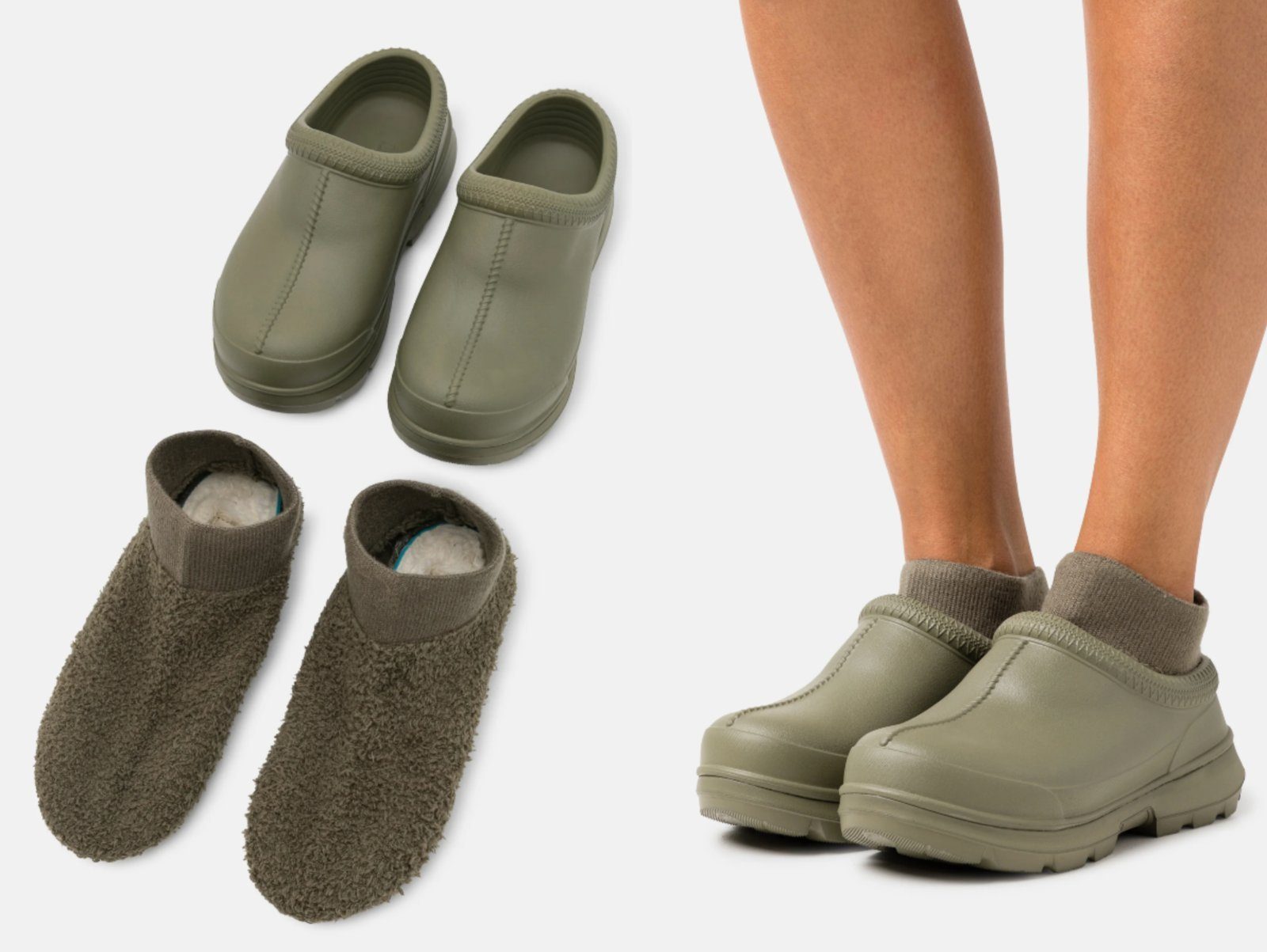 UGG UGG Tasman X Sock Ботильони Shoes Rubber Clogs Slip-On Flats Schuhe Ankleboots