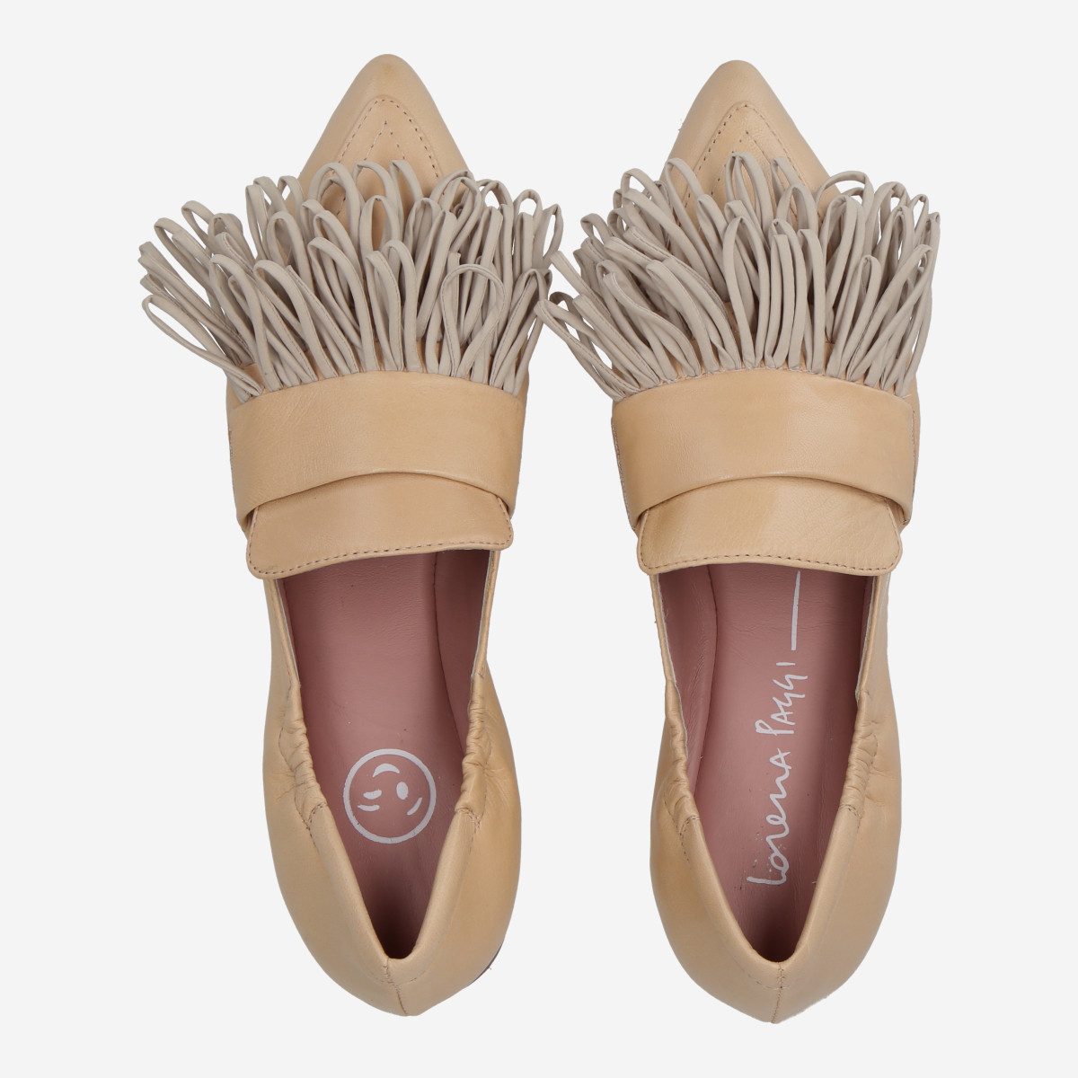Lorena Paggi Lorena Paggi 41202 Blush, Slipper & Mokassin in Beige für Damen Slipper