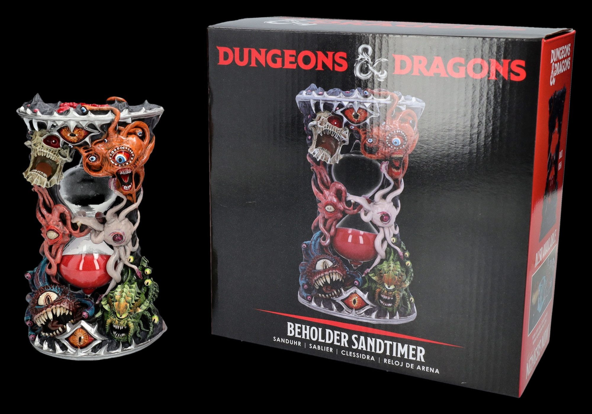 Figuren Shop GmbH Sanduhr Beholder Sanduhr – Dungeons & Dragons Figur Gothic Dekoration 17.5 cm