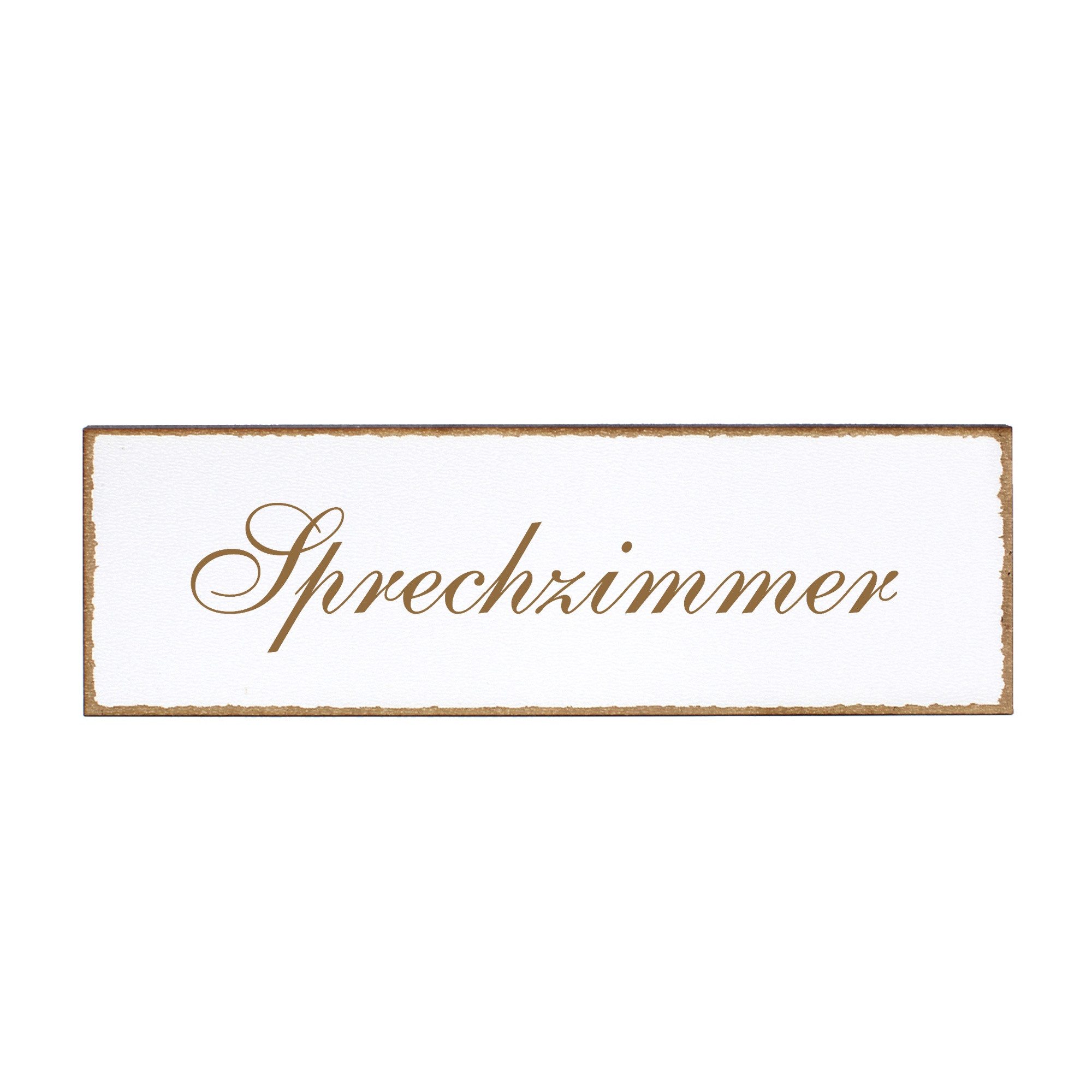 Hinweisschild Türschild - Sprechzimmer - Schild 150 x 50 mm - Schilder Türschilder