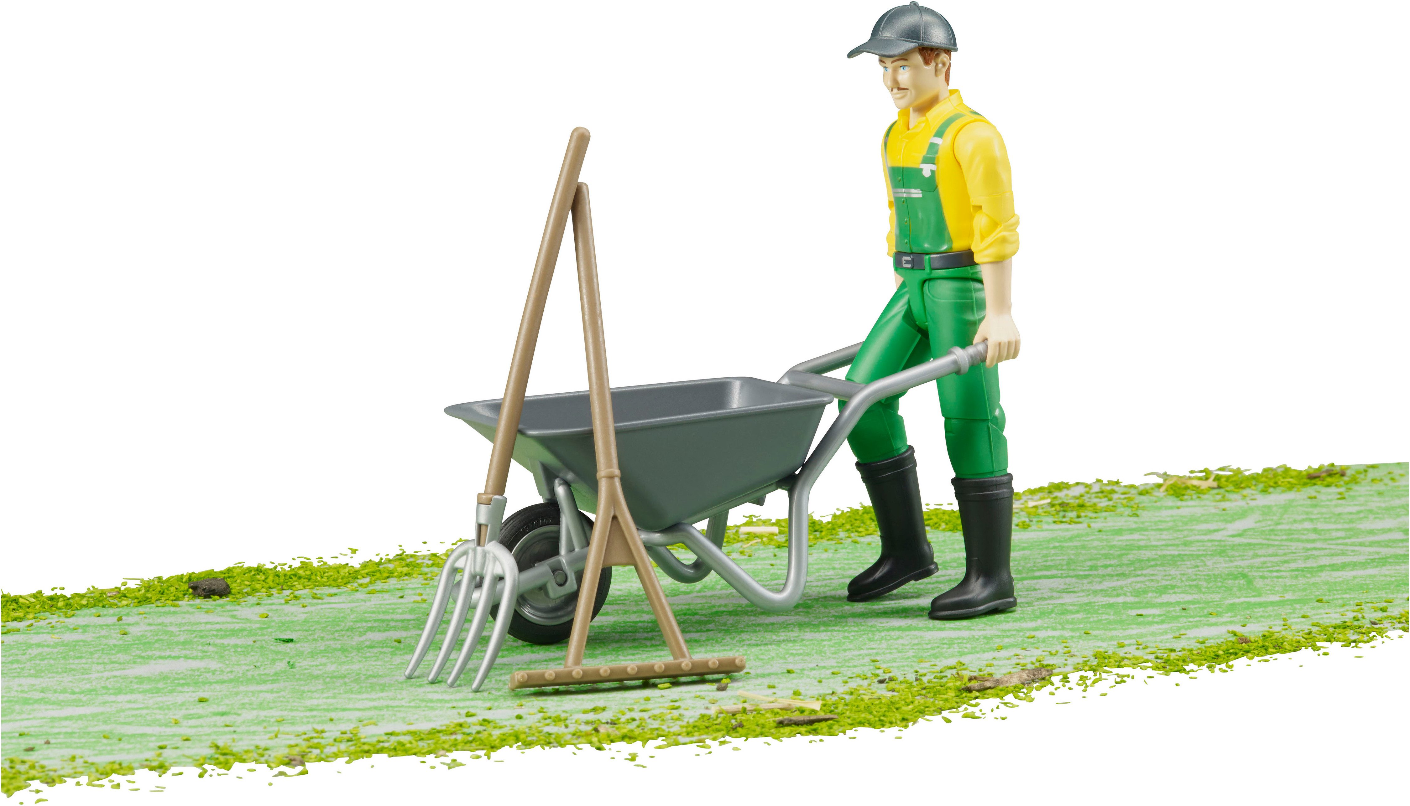 Bruder® Spielfigur bworld Landwirt (62610), Made in Europe – Bild 5 von 5