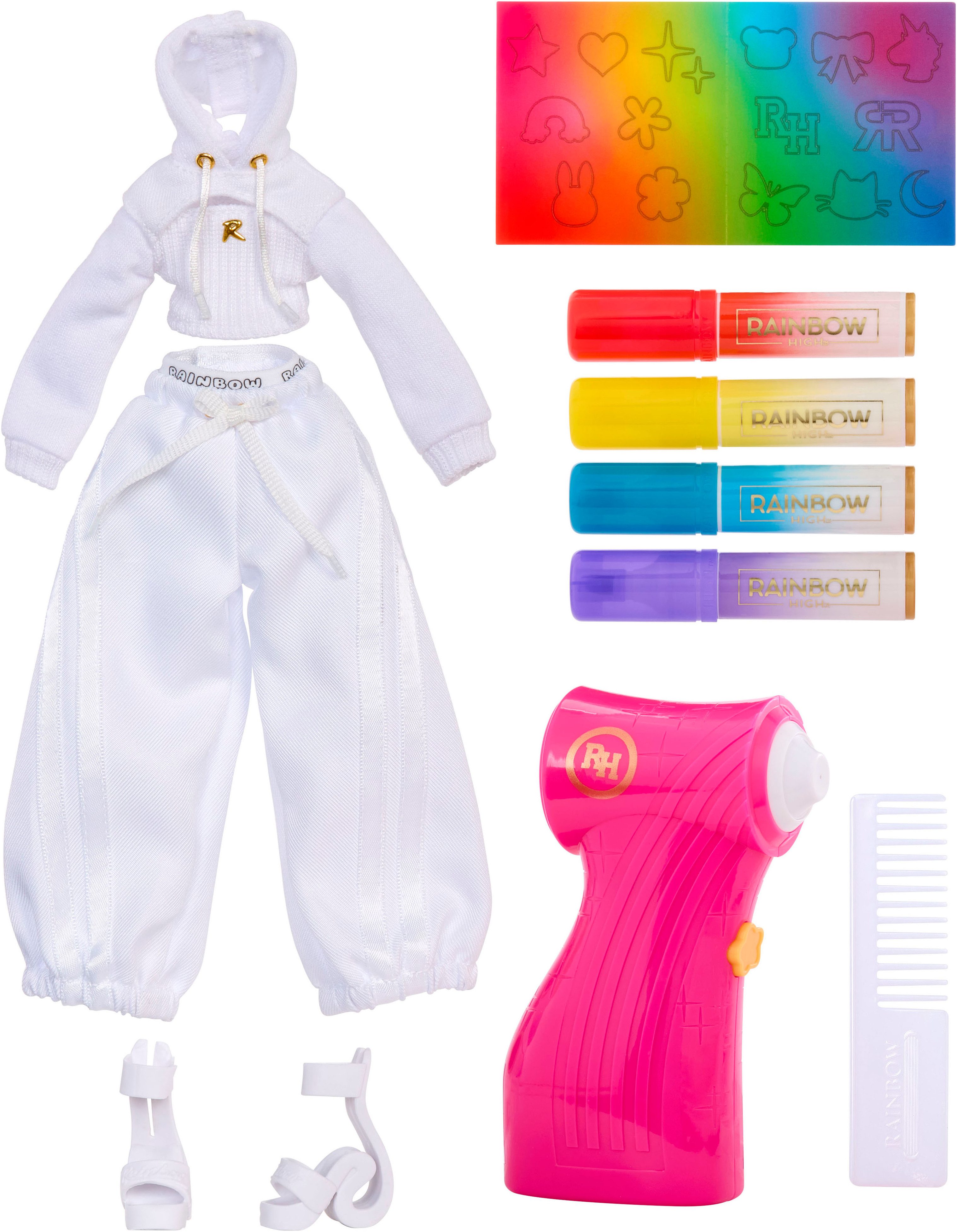 Rainbow High Anziehpuppe Air Brush & Create Fashion Dolls -Green Eyes günstig online kaufen