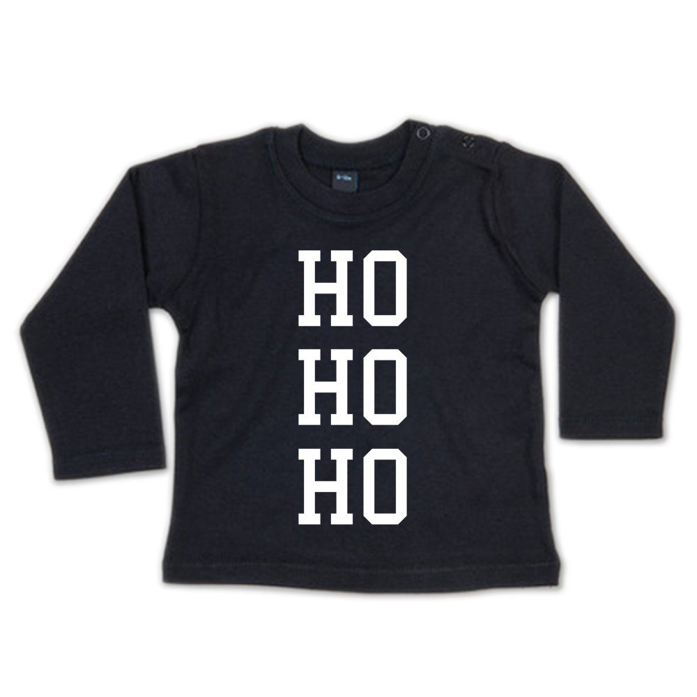 G-graphics Longsleeve Ho Ho Ho Baby Sweater / Longsleeve T mit Spruch mit Weihnachtsmotiv