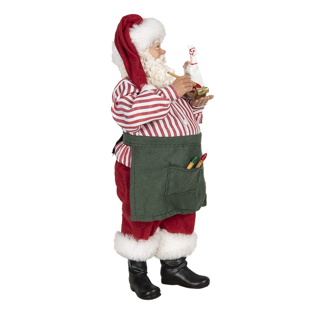 Clayre & Eef Weihnachtsmann Clayre & Eef Dekofigur, Weihnachtsmann, Maler, 13 x 10 x 28 cm