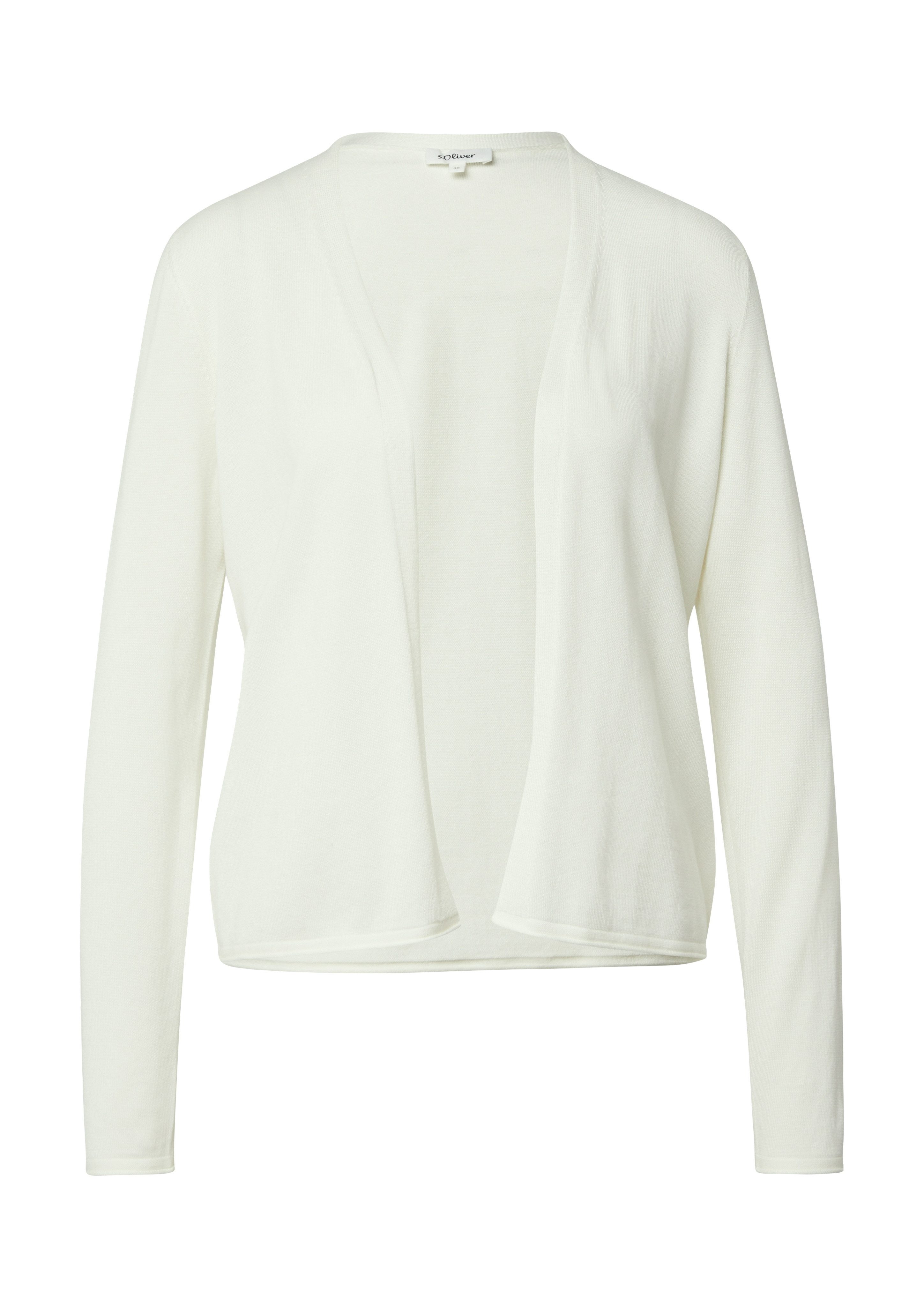 s.Oliver Cardigan ohne Verschluss und mit V-Ausschnitt günstig online kaufen
