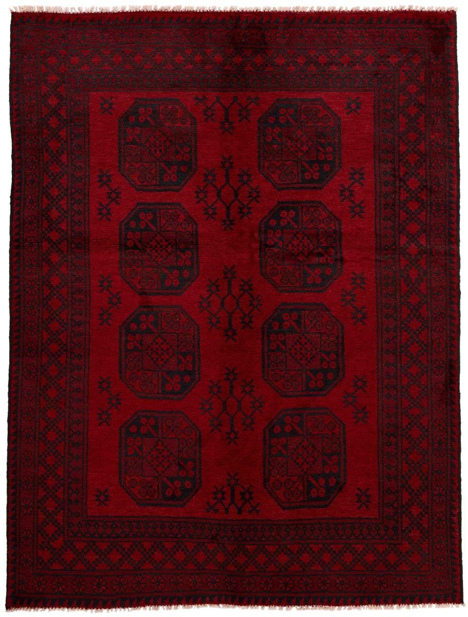 Orientteppich Afghan Akhche 146x196 Handgeknüpfter Orientteppich, Nain Trading, rechteckig, Höhe: 6 mm