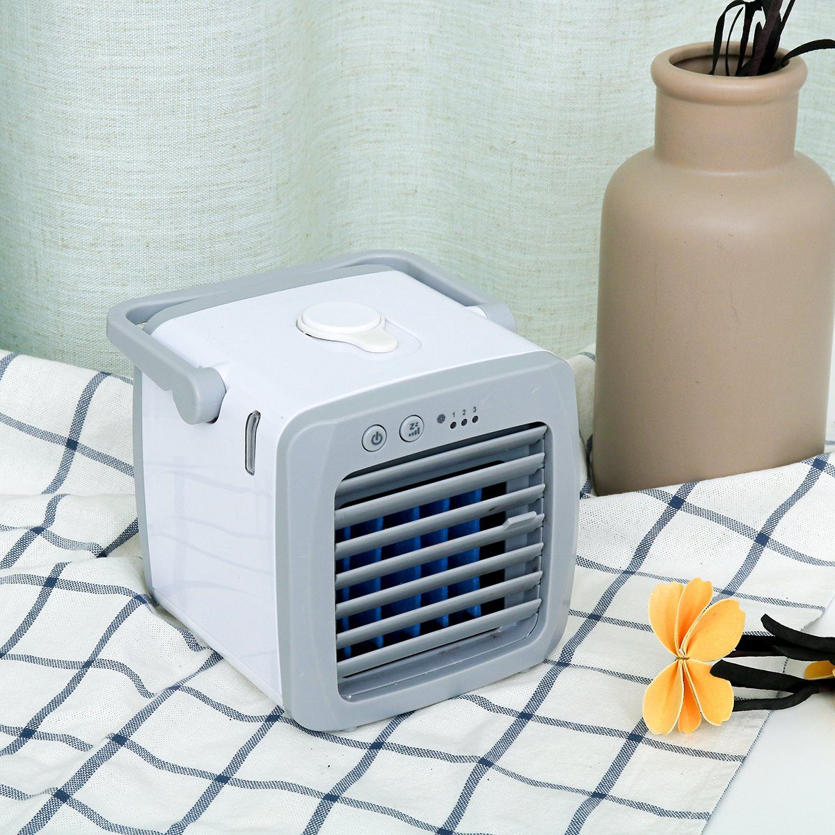 Details about   Tragbare USB Mini-Klimaanlage Ventilator Luftkühler Air Cooler Befeuchter DE 