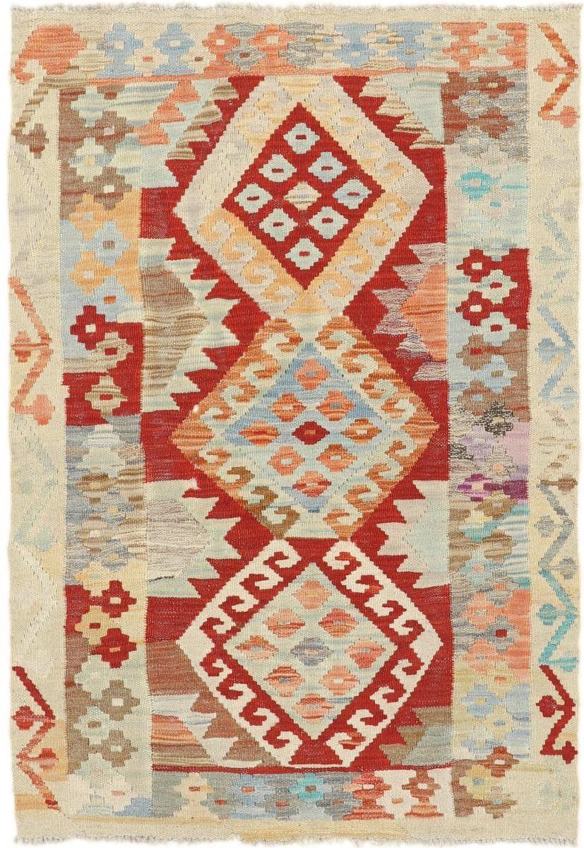 Orientteppich Kelim Afghan 78x116 Handgewebter Orientteppich, Nain Trading, rechteckig, Höhe: 3 mm