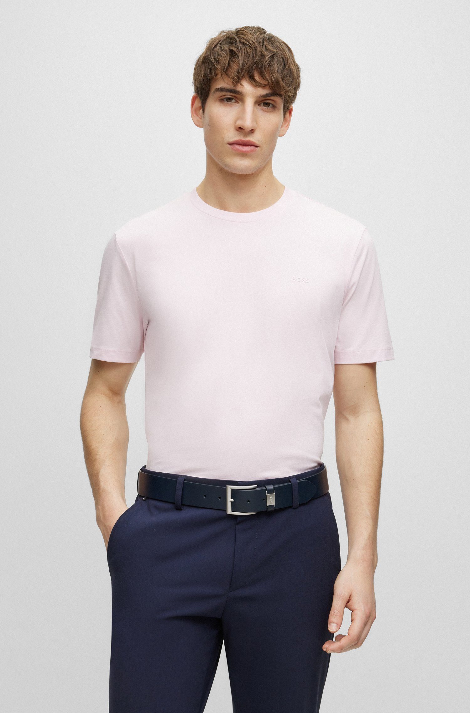 (684) (1-tlg) BOSS Thompson T-Shirt Rosa