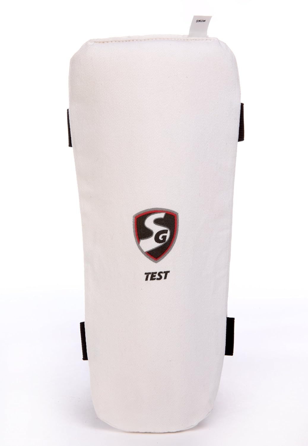 SG Ellenbogenprotektor Test Cricket Tuch Ellbogenschützer (Inhalt des Kartons: 1 x Ellbogenschutz, Komfort und wesentlicher Schutz bei intensivem Cricketspiel), Überlegener Schutz und Komfort