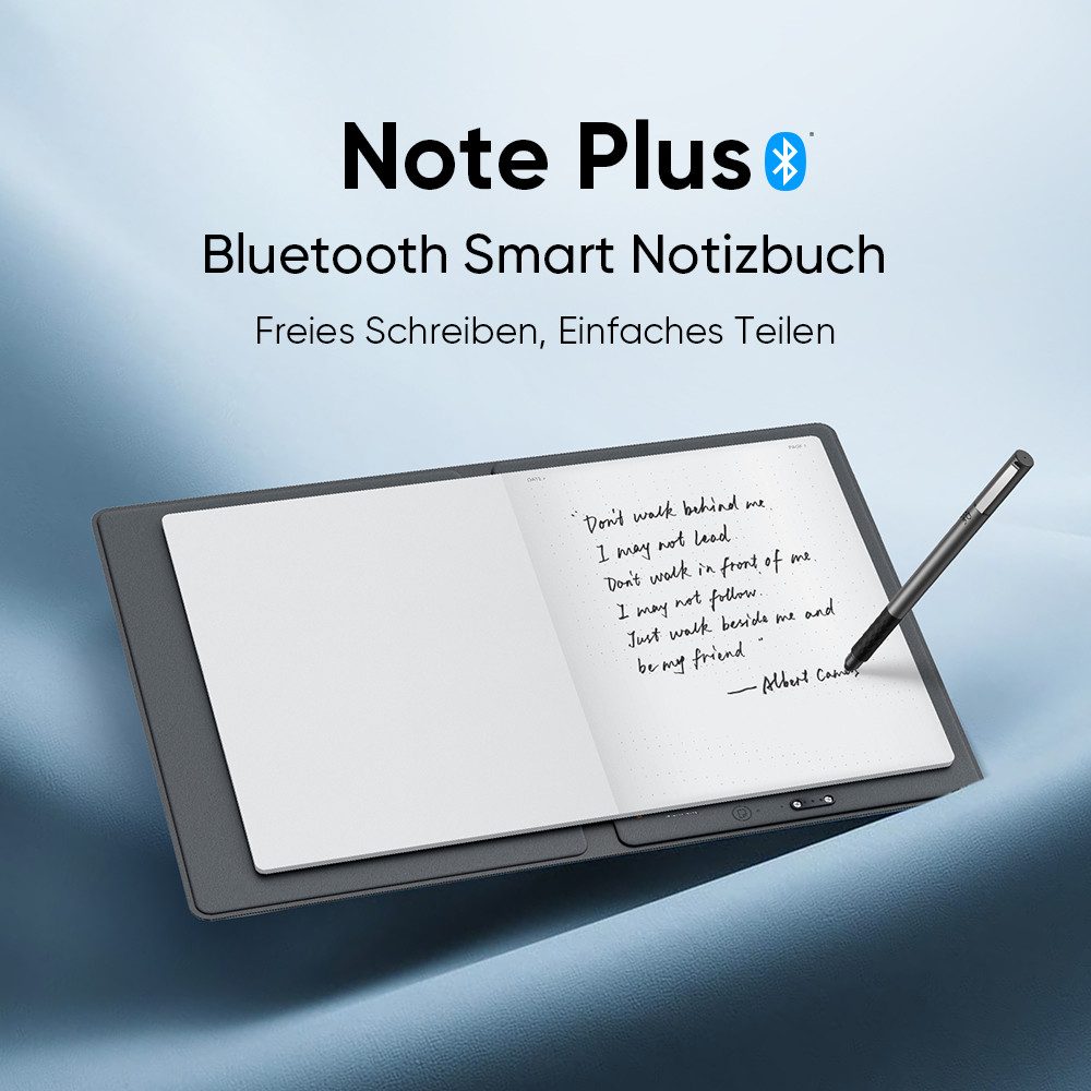 XP-PEN Note Plus Grafiktablett (8192 Druckstufen, Magnetaufladung, A5-kompatibel, batterieloser Stift)