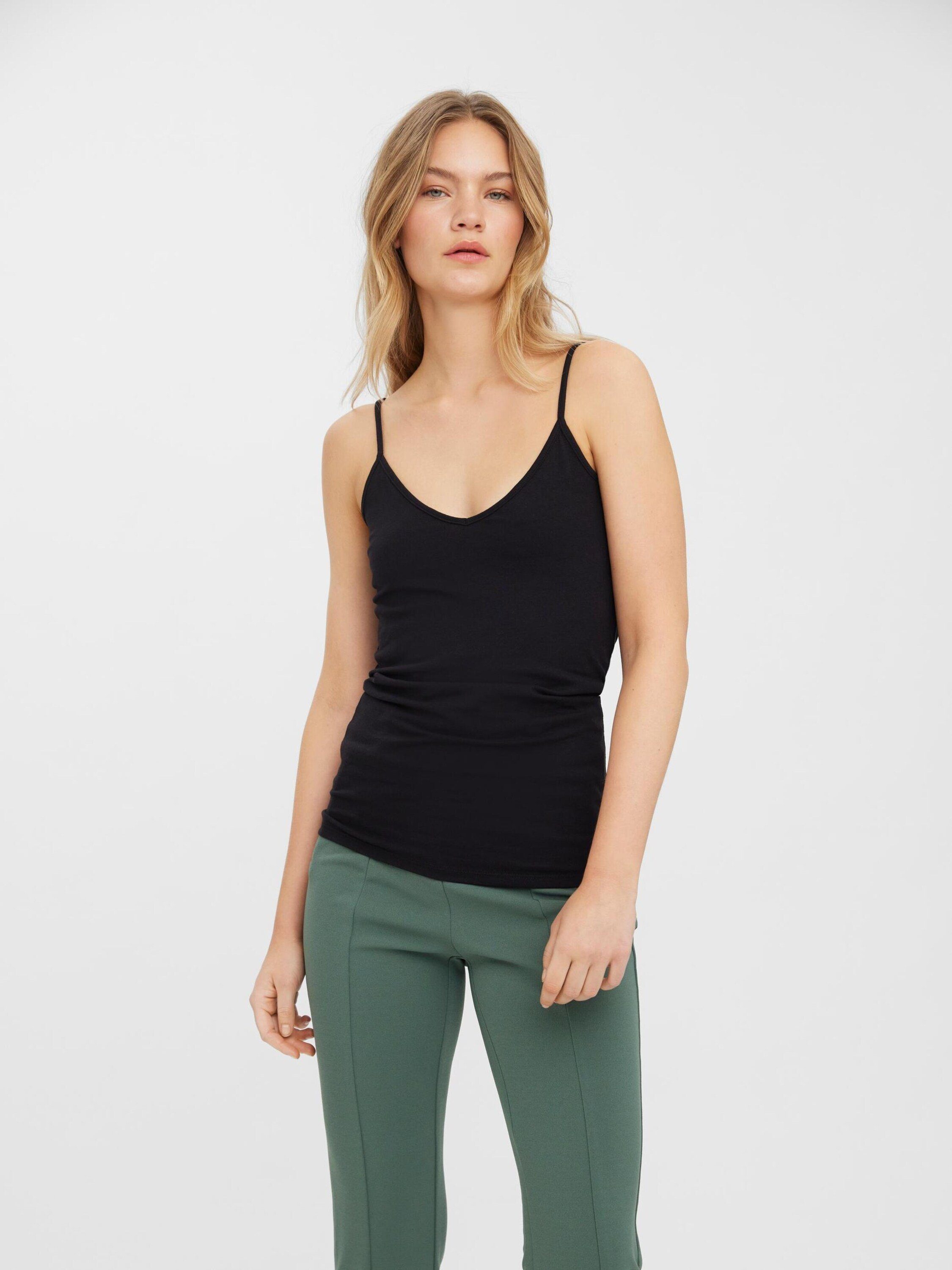 Vero Moda Shirttop VMMaxi (2-tlg) Plain/ohne Details – Bild 4 von 5