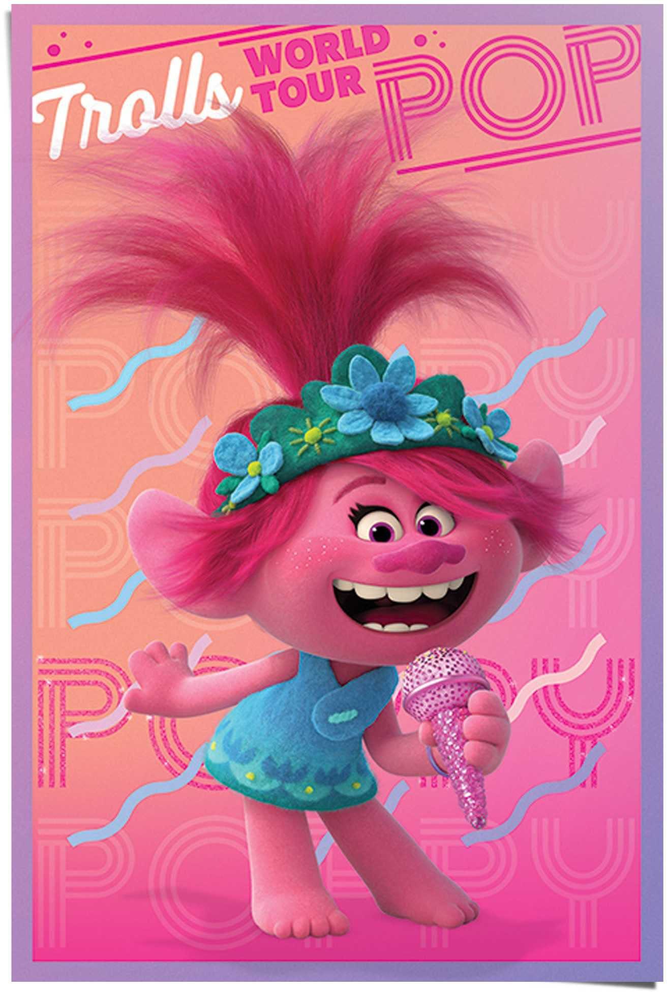 Prinzessin Poster Trolls - Poppy Welt - - Musik Reinders! St) Abenteuer (1 - Tour Trollenwelt,