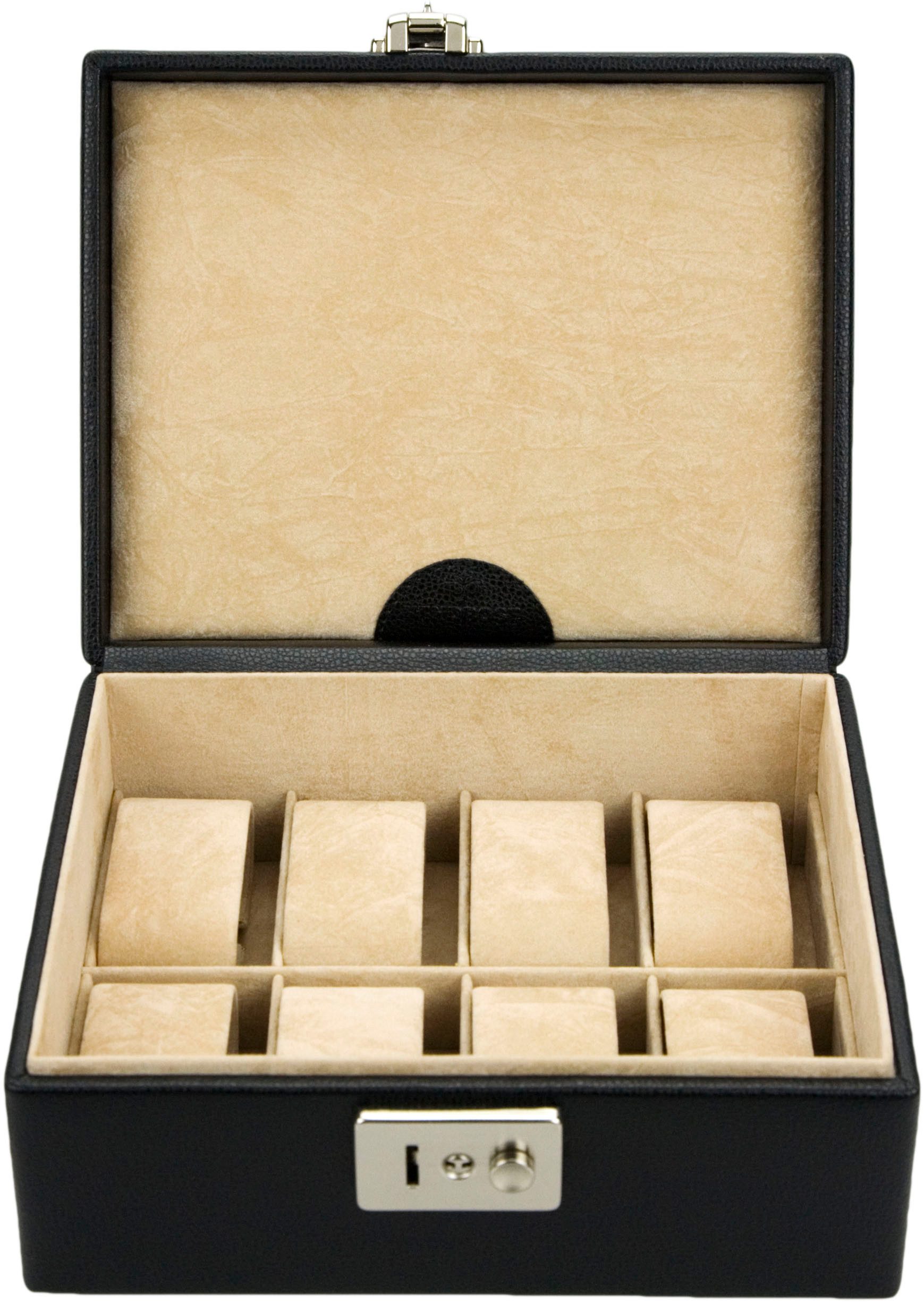 WINDROSE Uhrenbox Beluga, 803860.08, Uhrenaufbewahrung, Uhrenetui, Uhrenzubehör, Platz für 8 Armbanduhren