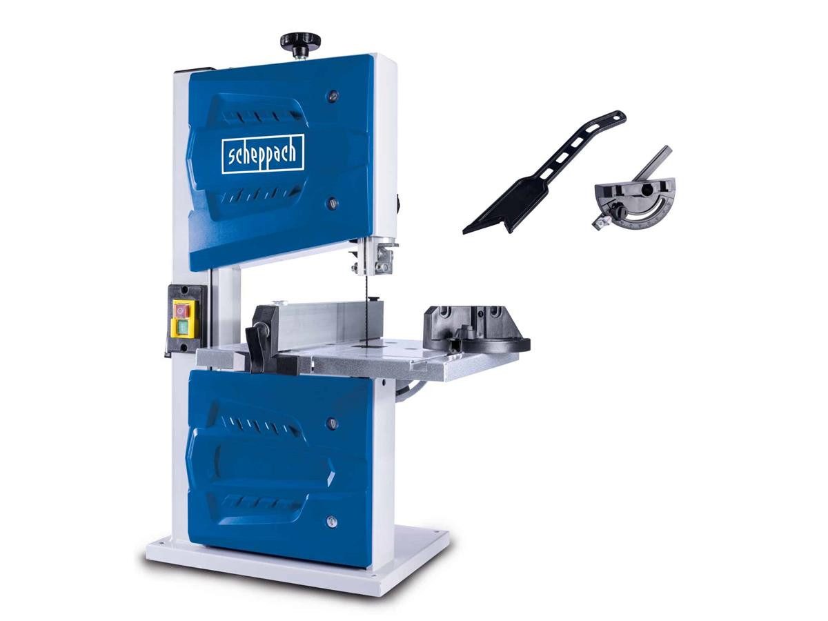 Scheppach Bandsäge HBS25, Set, Inklusive Querschneidlehre und Schiebestock