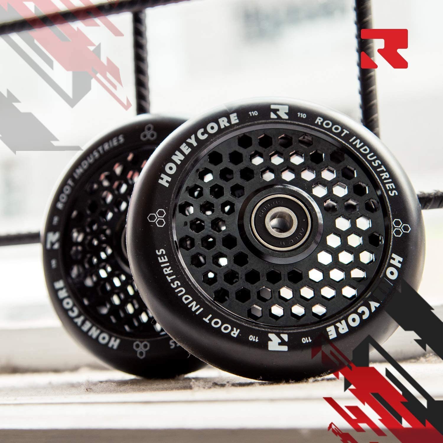Root Industries Stuntscooter Root Industries Honeycore Stunt-Scooter Rollen 110mm Schwarz