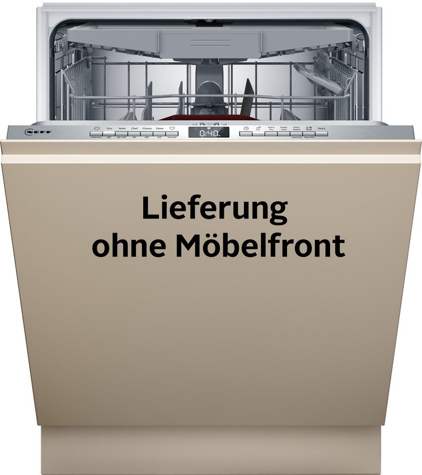 NEFF vollintegrierbarer Geschirrspüler N 50 S155HCX03E, 14 Maßgedecke
