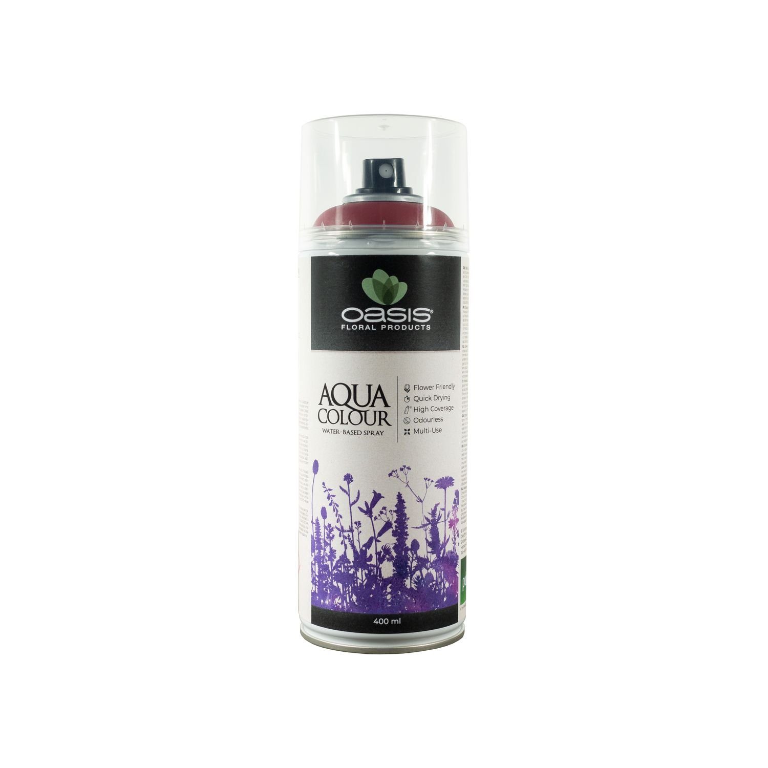 Colour Bordeaux Oasis Marker Spray 400ml Aqua