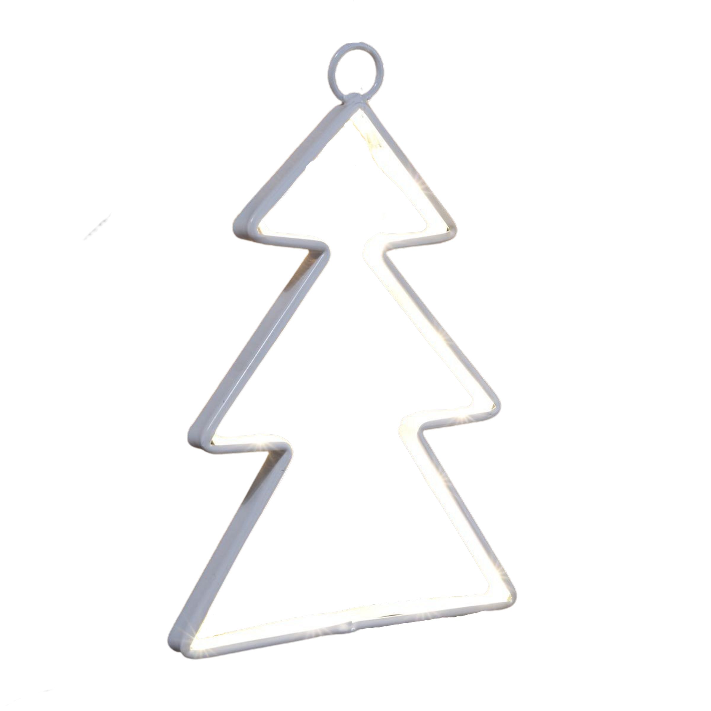 Weiß in Gravidus Metall Weihnachtsbaum LED Weihnachtsfigur