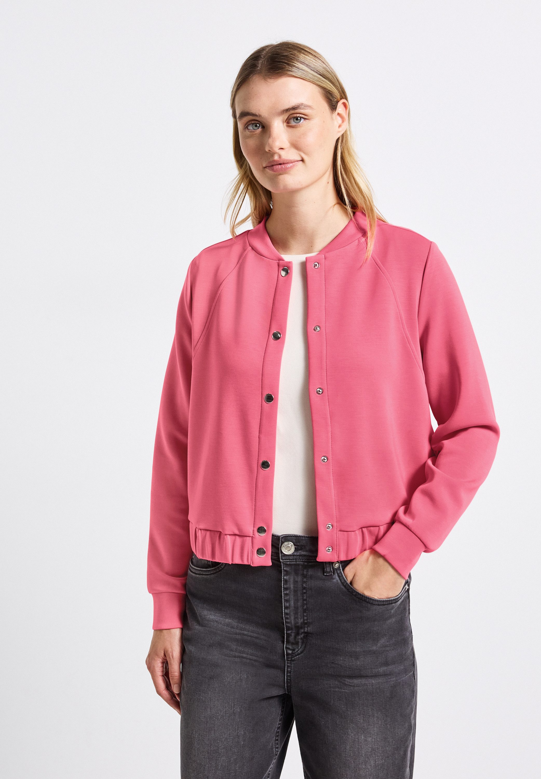 STREET ONE Blouson mit Rundhalsausschnitt günstig online kaufen
