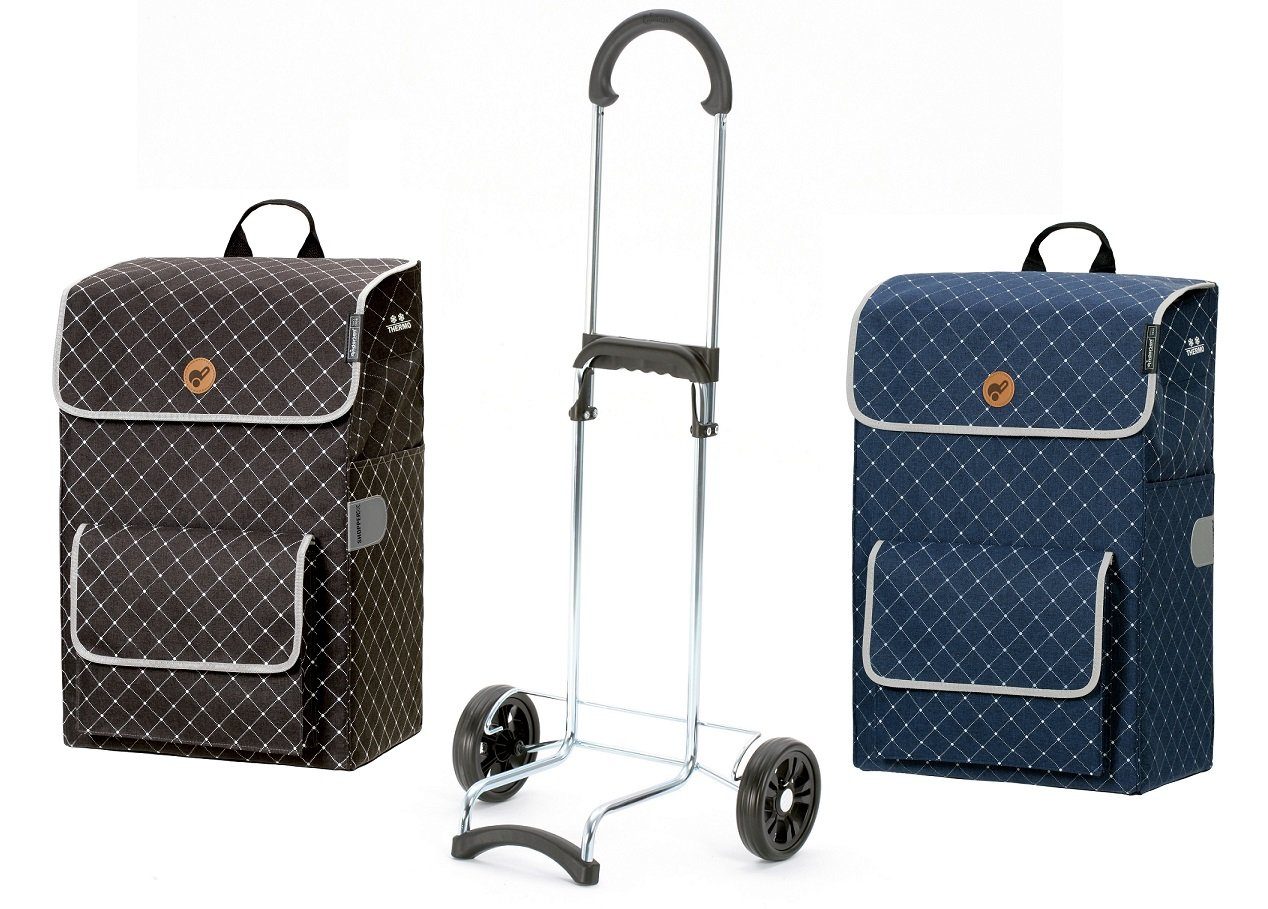 Andersen Einkaufstrolley Scala in Shopper Anthrazit Blau Tamo mit Tasche oder