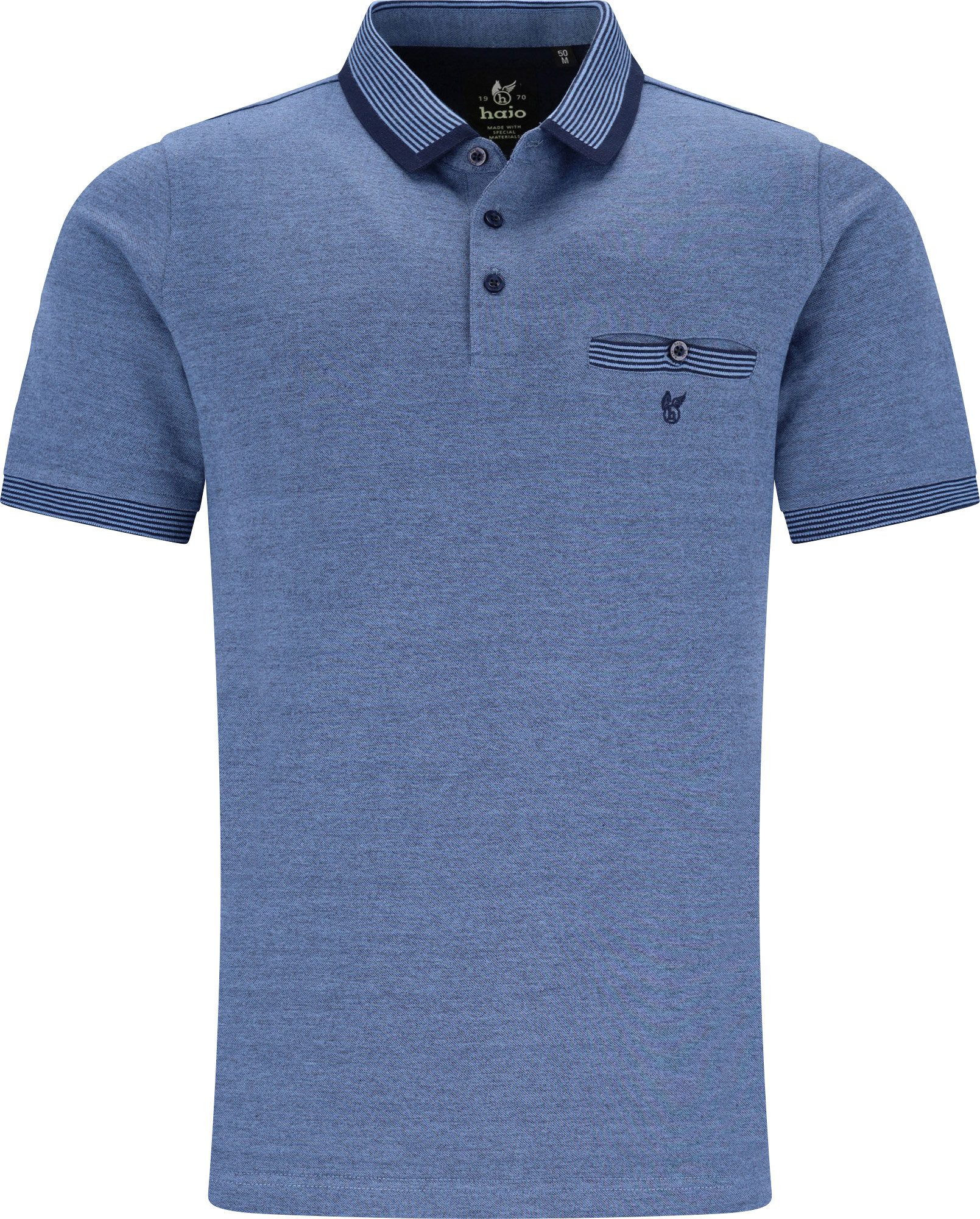 Hajo Sweatshirt Herren-Poloshirt Uni günstig online kaufen
