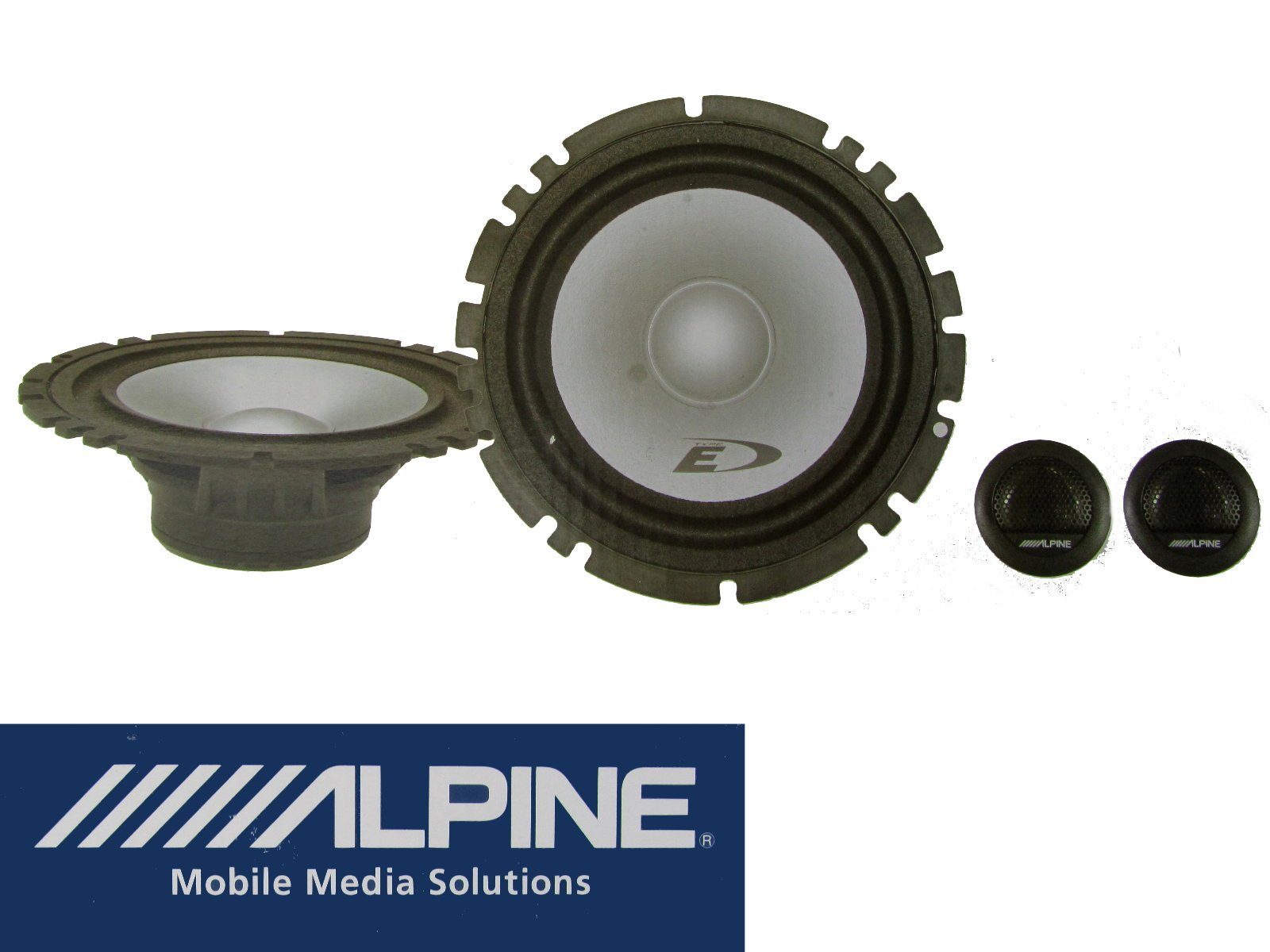 W Alpine Tür Hinten (110 DSX W) 500 Auto-Lautsprecher Bj Ausba Vorn Lautsprecher Golf 16-22 für VW 8