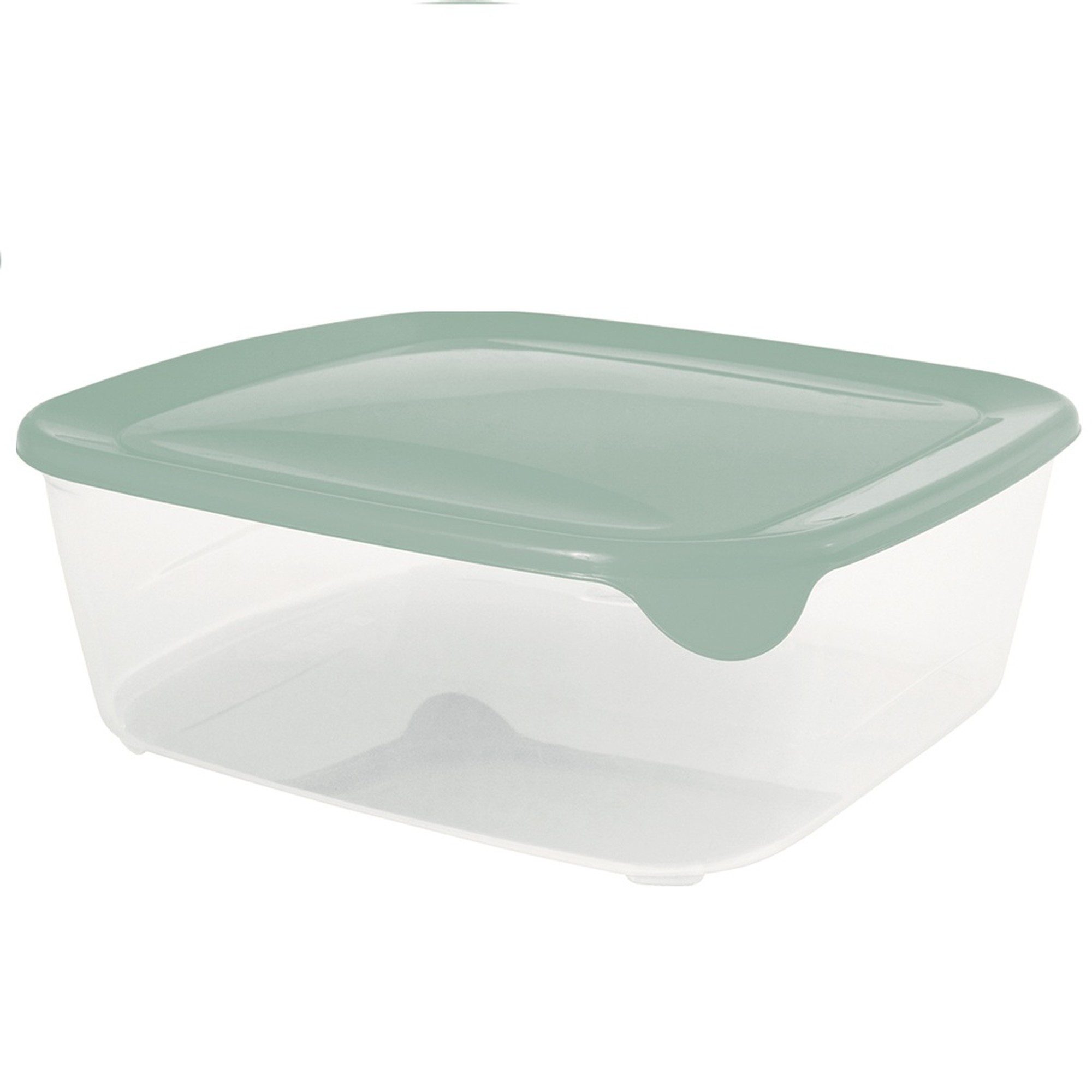 Curver Vorratsdose Fresh&Go Frischhaltedose 2,9L quadratisch transparent, Kunststoff, (1-tlg), Stapelbar