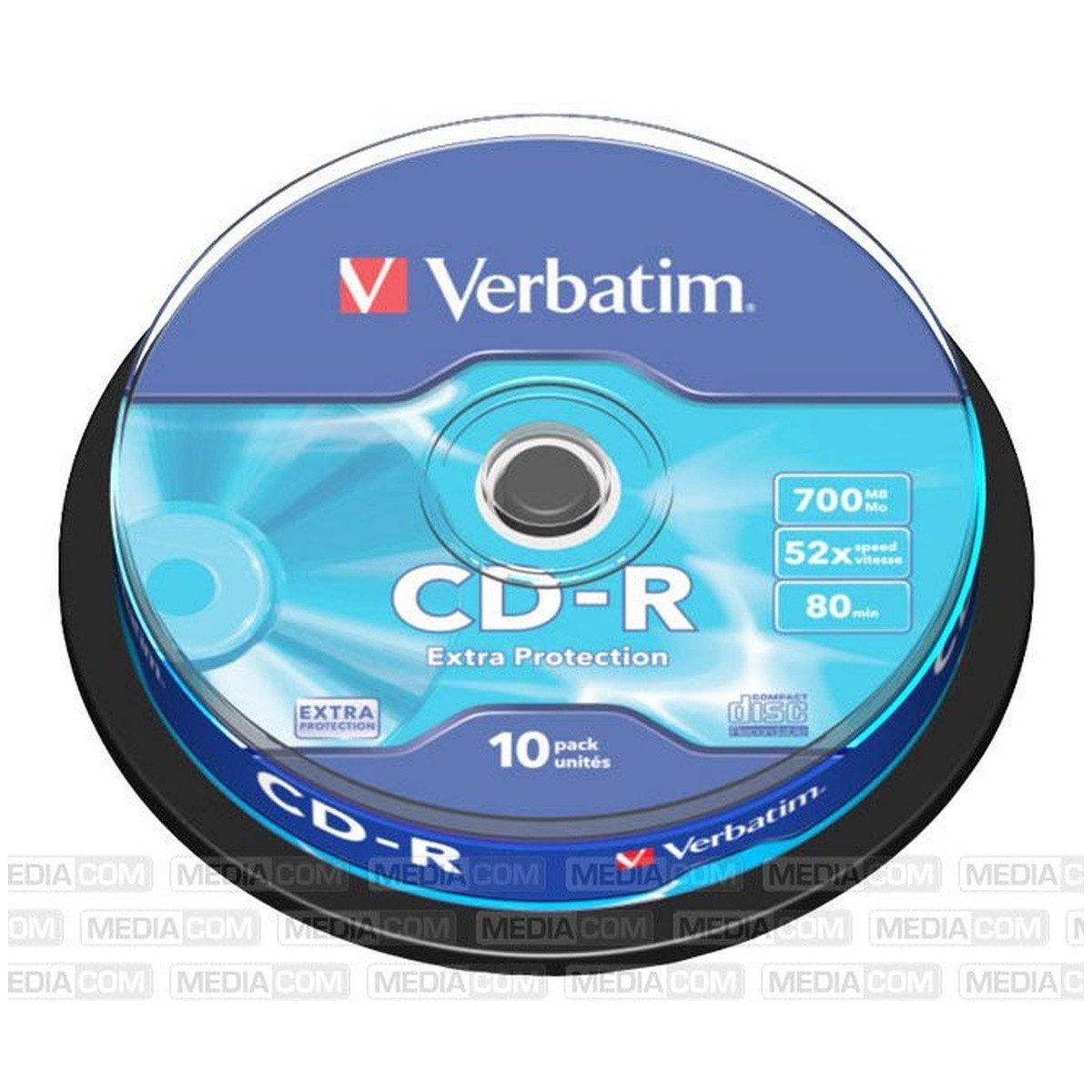 Verbatim CD-Rohling Verbatim CD-R 700MB 52x Cakebox 10er