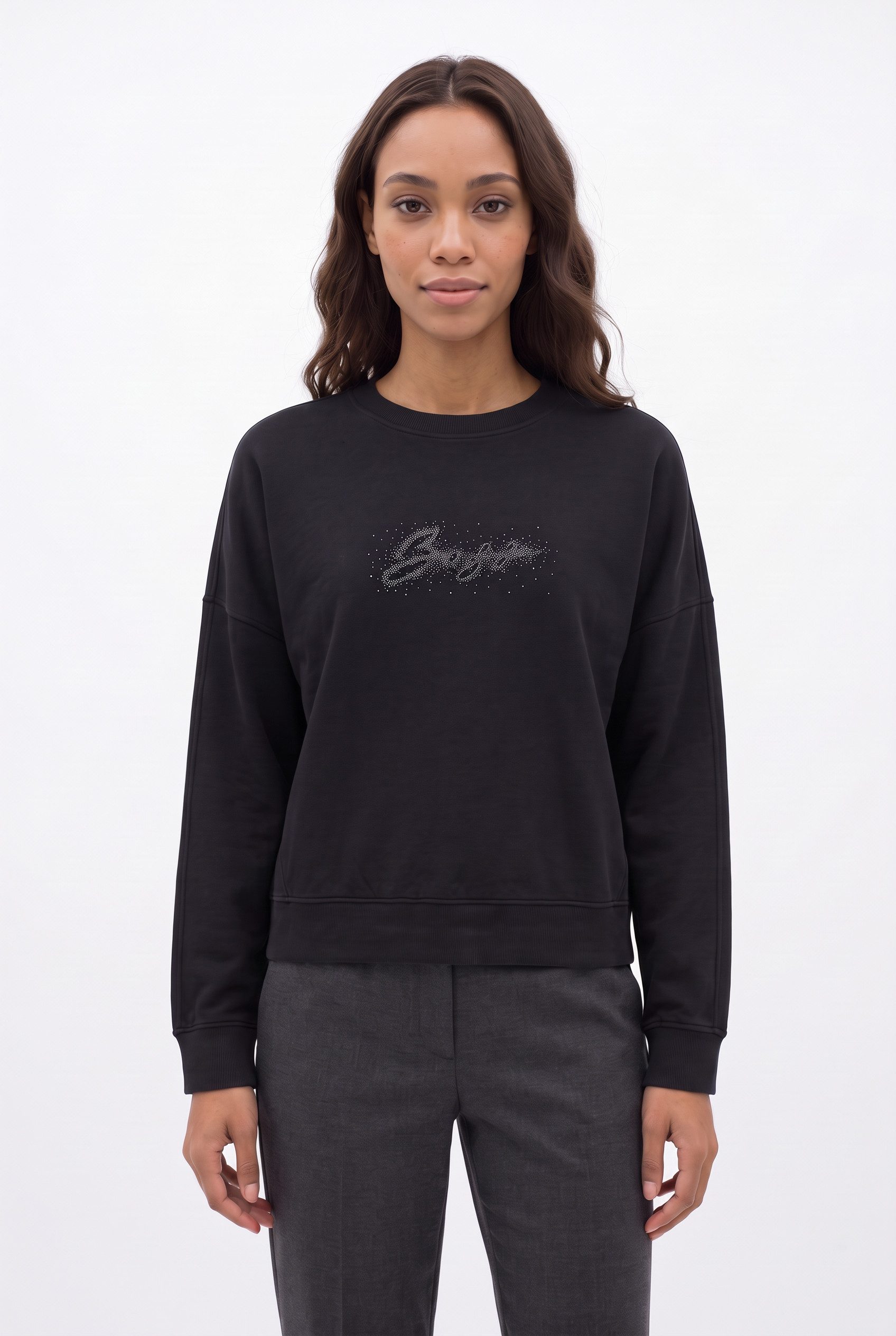 BOSS ORANGE Sweatshirt Ever Premium Damenmode aus Baumwolle, Oversize Fit