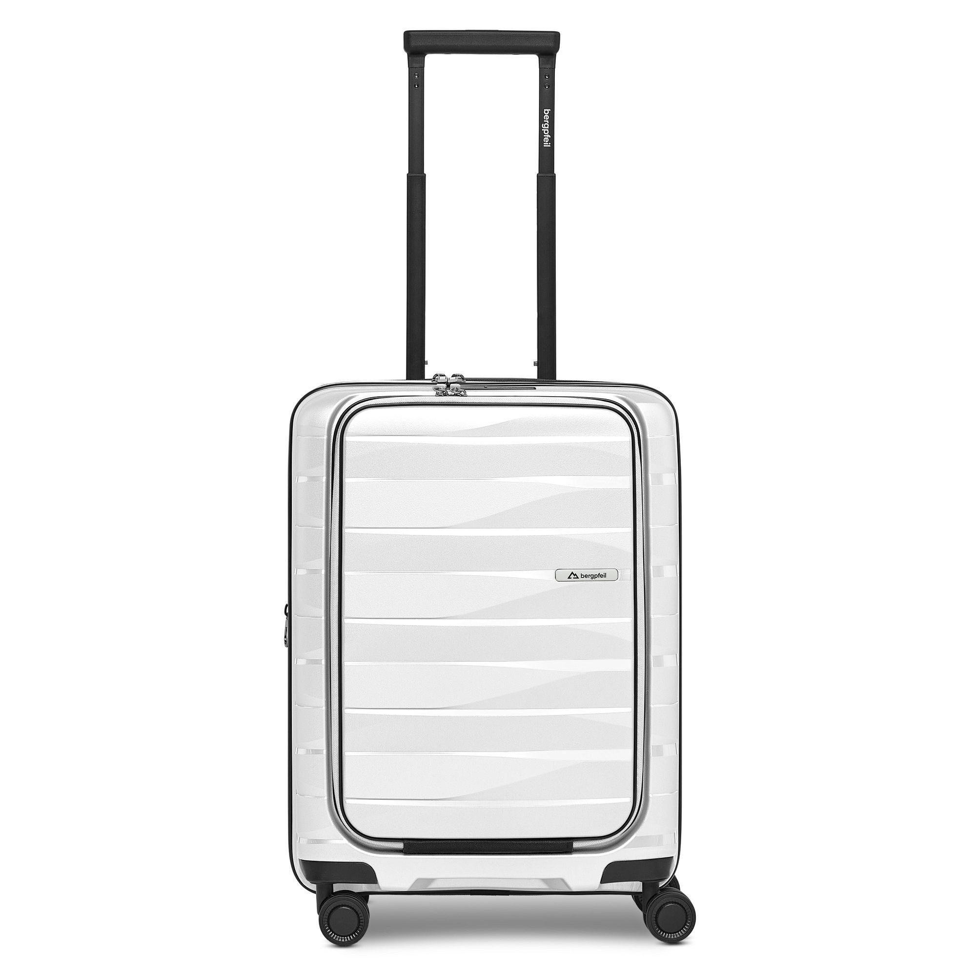 Bergpfeil Trolley Travel 4 Rollen Kabinentrolley 55 cm Laptopfach mit Dehnfalte